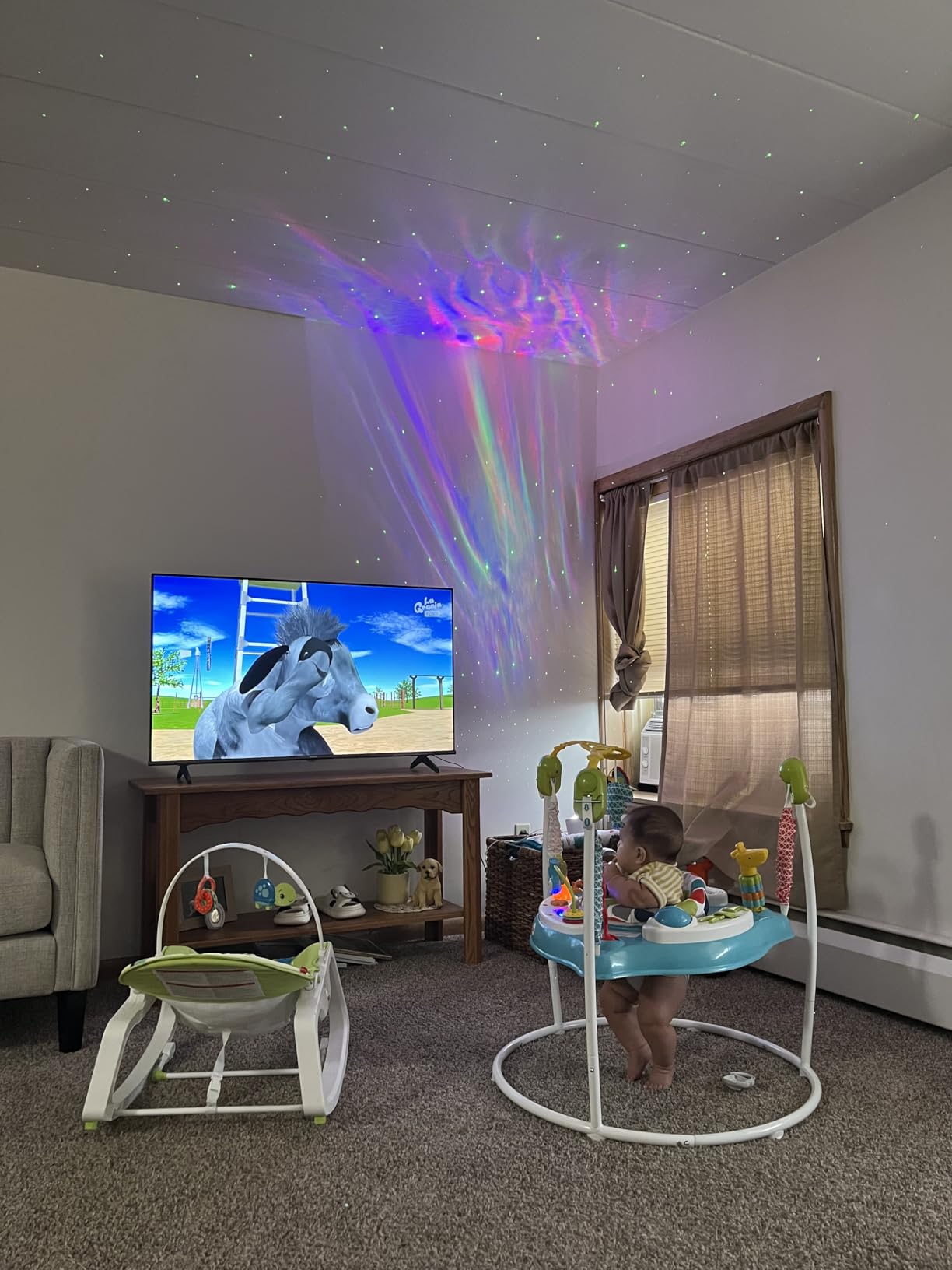 HERHOTER Galaxy Projector,Star Projector with Timer and Remote Control for Adults Bedroom Decoration, Party,Star Night Light customer photo 2