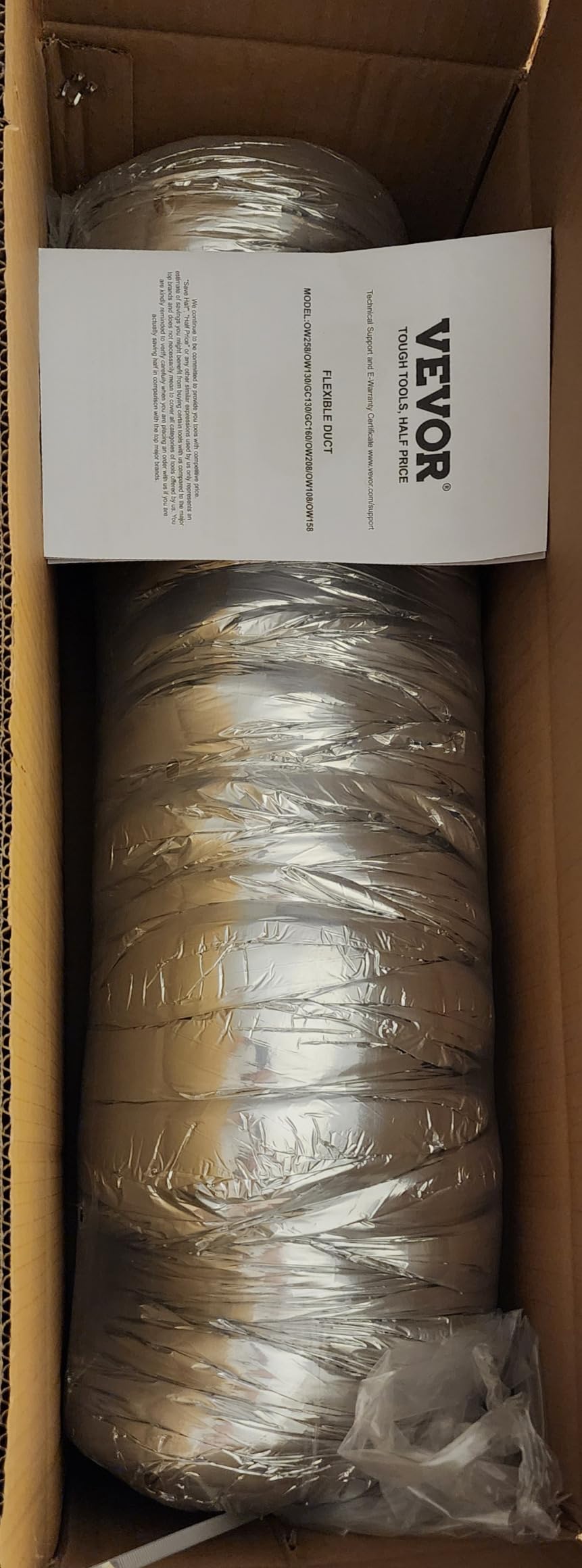 VEVOR Insulated Flexible Duct 6