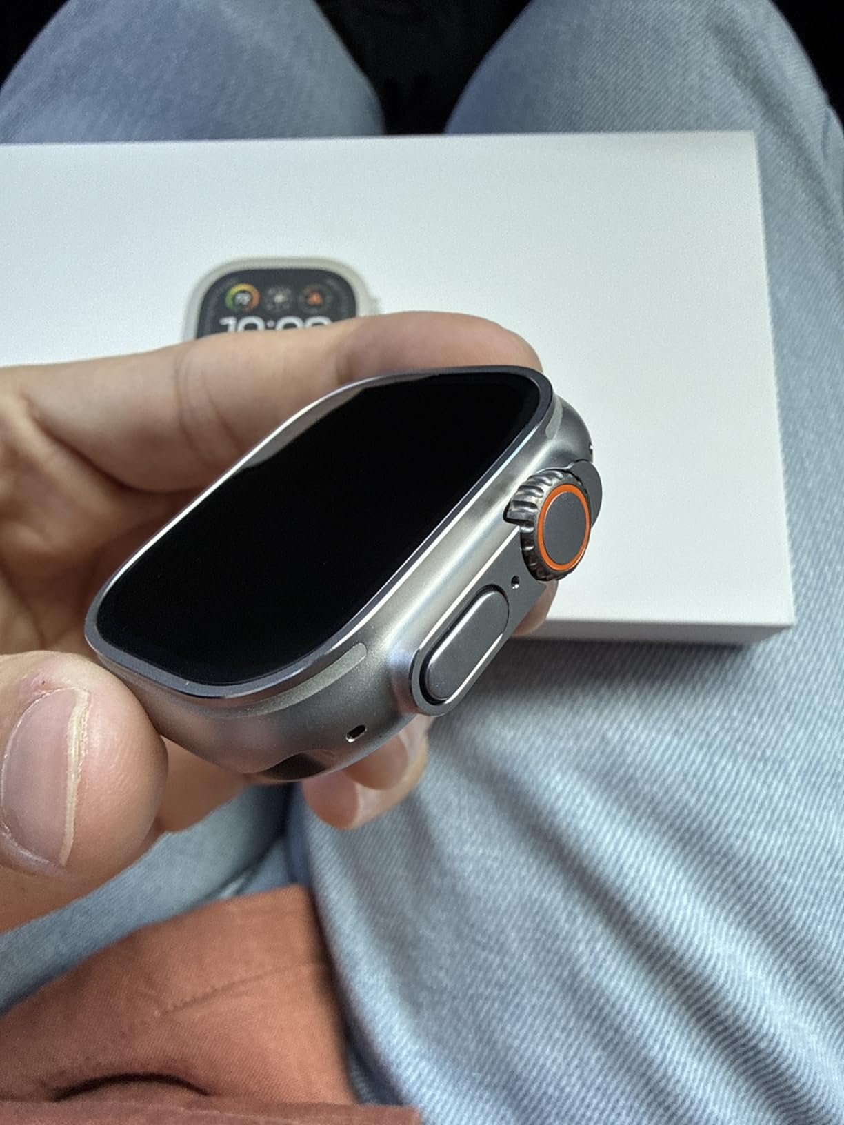 Apple Watch Ultra 2 [GPS + Cellular 49mm] Smartwatch with Rugged Titanium Case & Indigo Alpine Loop Medium. Fitness Tracker, Precision GPS, Action Button, Extra-Long Battery Life customer photo 1