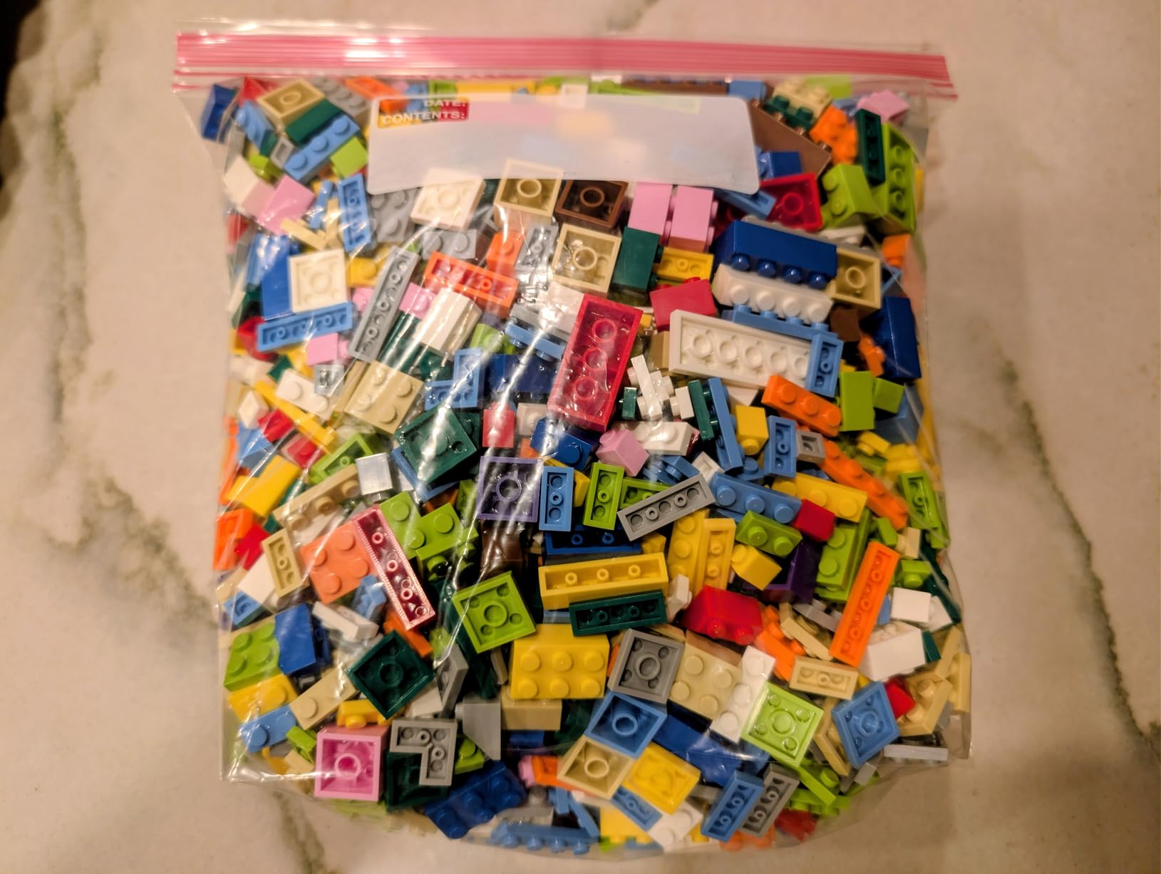 1500 Pieces Classic Building Bricks - Bulk Blocks Set Compatible with Major Brands - Creative STEM Educational Construction Toys, Mixed Colors & Shapes for Boys Girls Ages 6+ customer photo 1