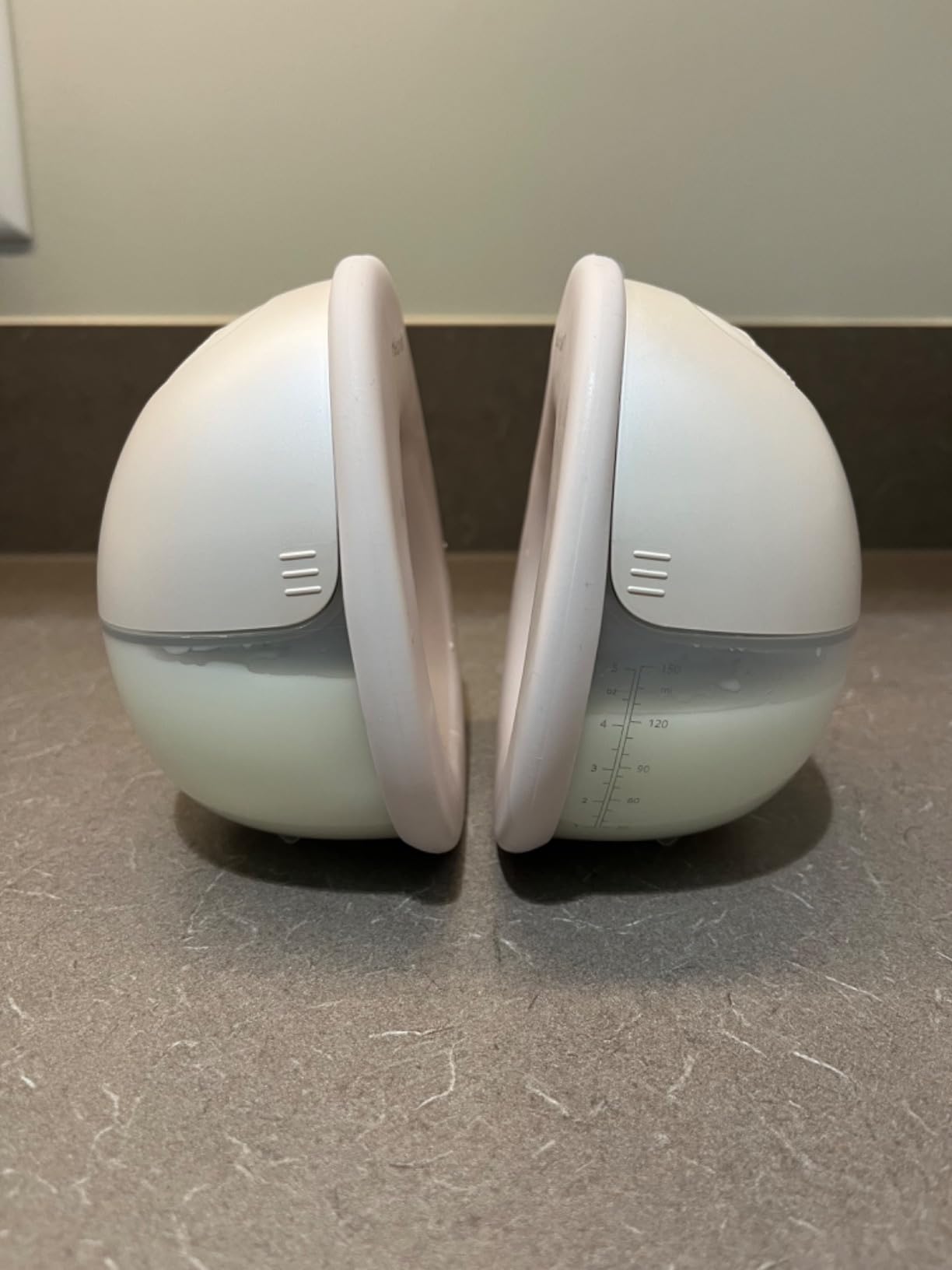 eufy Heated Wearable Breast Pump S1 Pro, Charging Case, Hands-Free customer photo 2