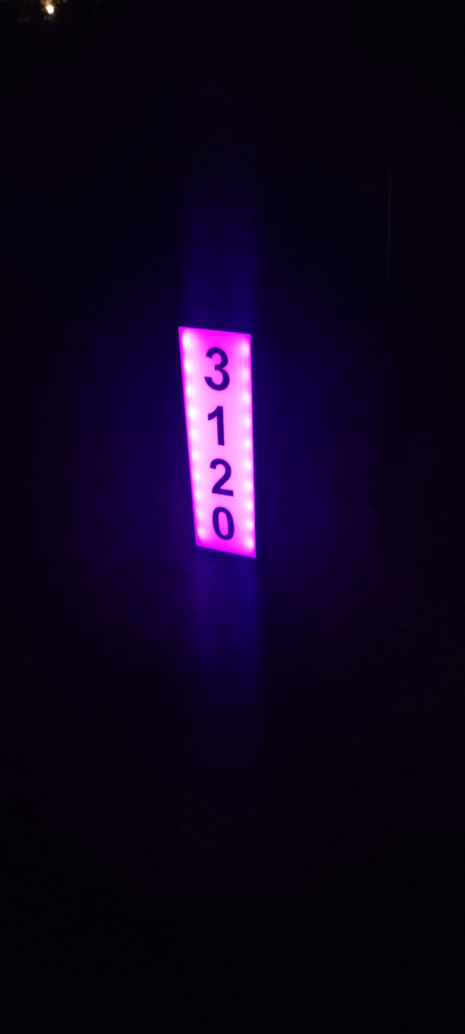 Double Side Solar Address Numbers, Lighted House Numbers for Outside customer photo 1