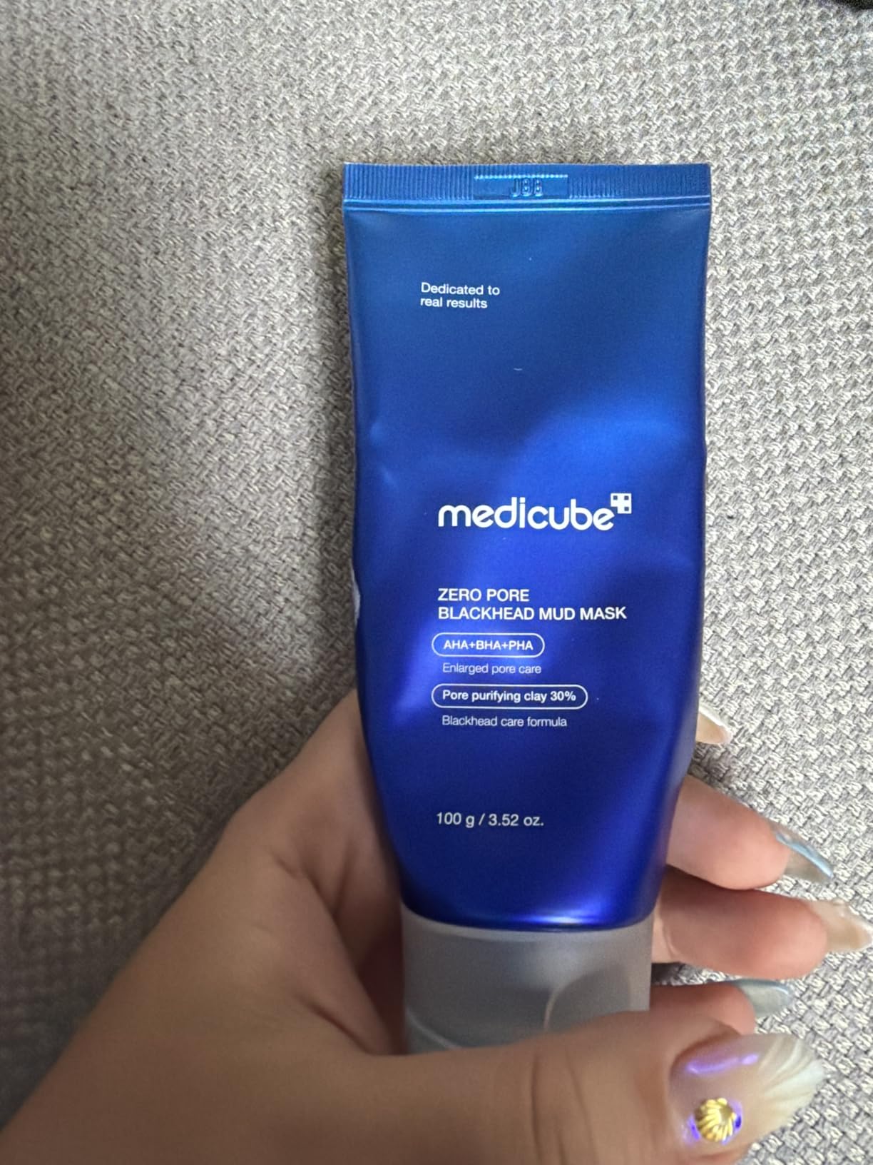 medicube Zero Pore Blackhead Mud Mask - Pore Cleansing & Gentle Exfoliating customer photo 1