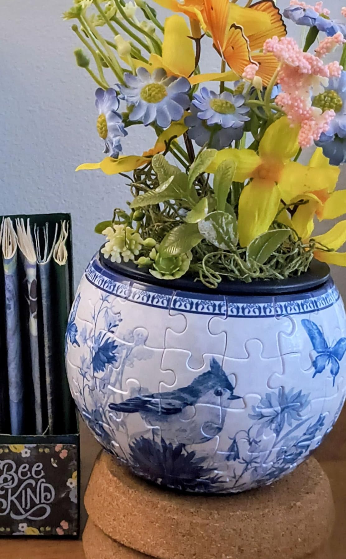PieceRelax Unique 3D Puzzle Planter - 80 Plastic Pieces [K1115] customer photo 1