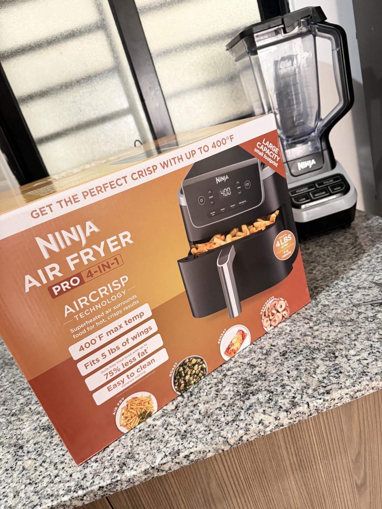 Ninja Air Fryer Pro XL, 6.5 Qt, 7-in-1, Grey, AF182AMZ customer photo 2