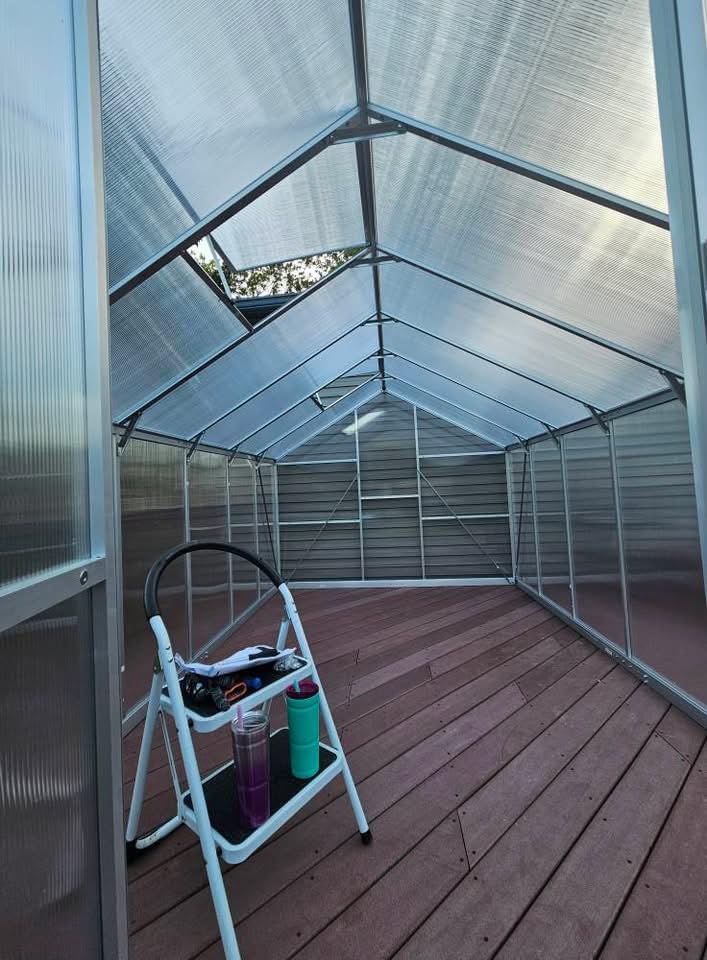 AirWire 4x6 FT Walk-in Polycarbonate Greenhouse for Outdoor customer photo 1