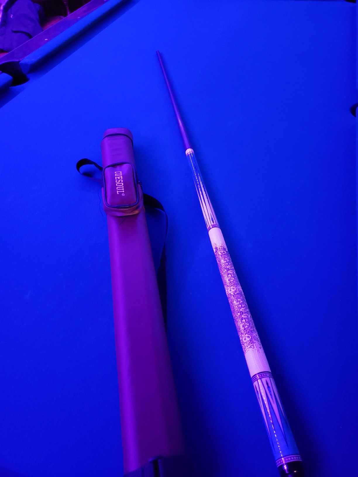 KONLLEN Carbon Fiber Pool Cue,58 Inch,Low Deflection customer photo 1