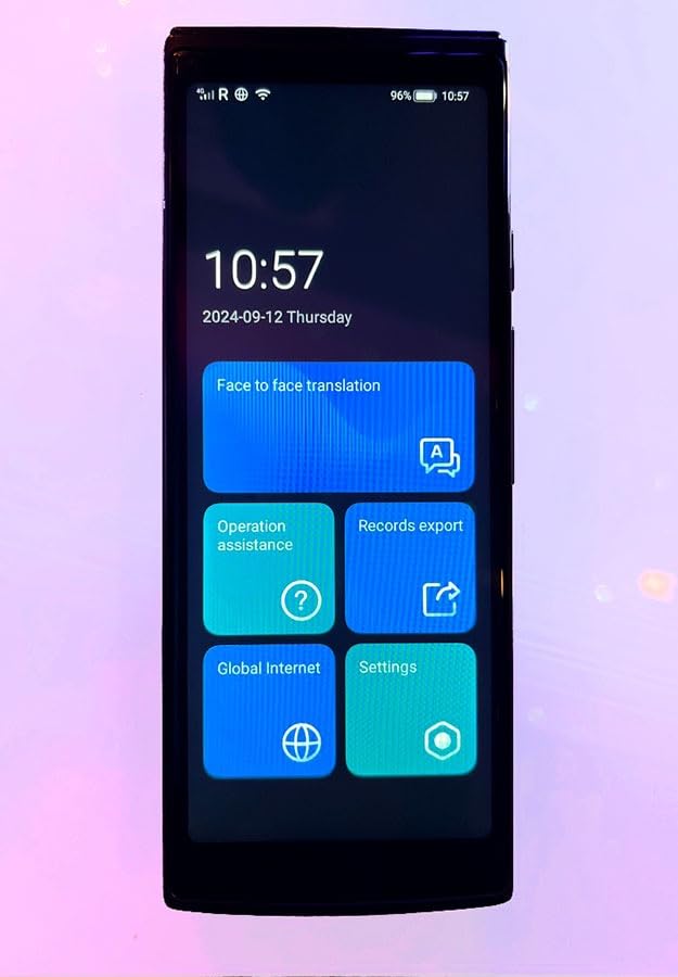 iFLYTEK AI Language Translator Device, Real-Time Two-Way Voice Translator customer photo 2