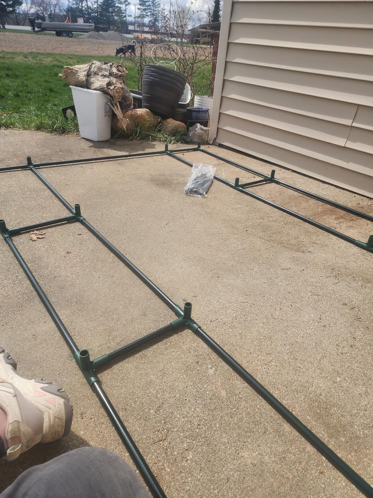 SPECILITE 56×56×78Inch Walk-in Greenhouse for Outdoors Garden Plant, Green customer photo 2