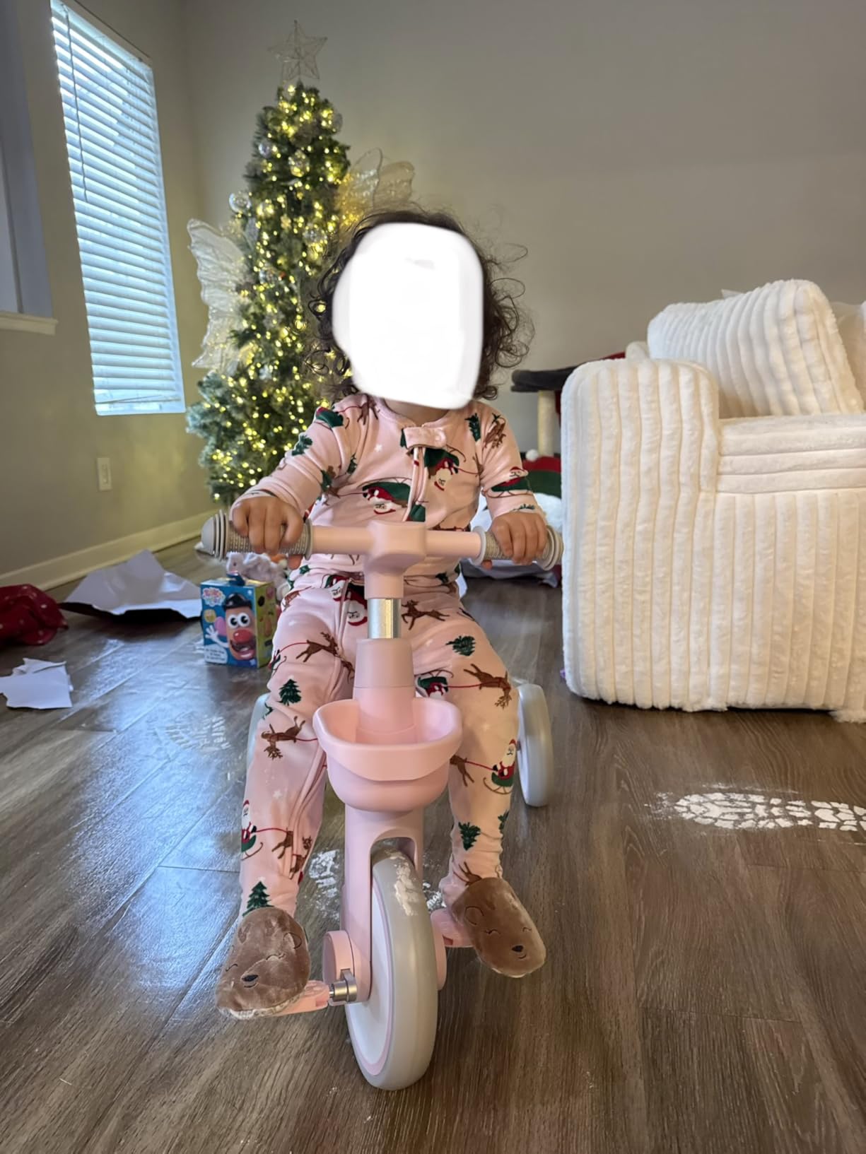 SEREED Colorful Lighting Kid Tricycle Gift Toy for Ages 2-5 Boys Girls customer photo 2