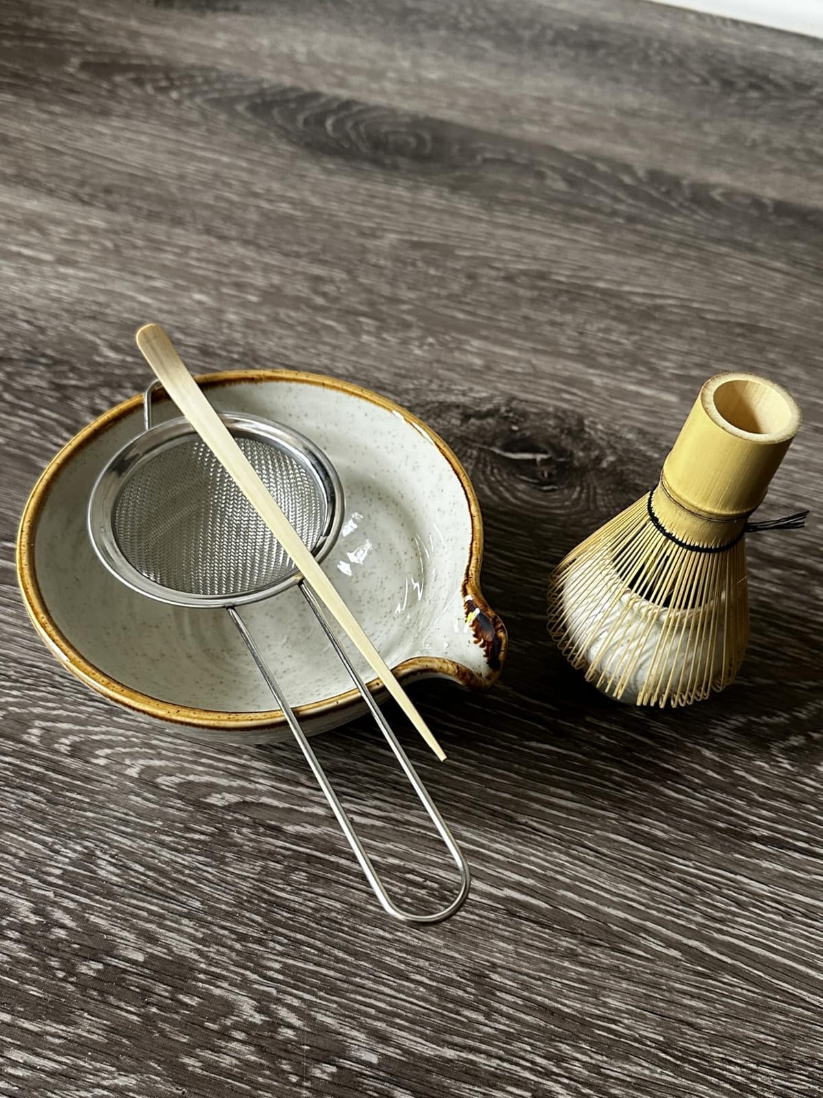 Taruzil Matcha Whisk Set with Matcha Bowl, Matcha Bamboo Whisk, Scoop, Sifter, Matcha Whisk Holder Unique Gifts for Women Men Girl Friend Home Kitchen Decor Gifts for Christmas, Birthday,Halloween customer photo 2