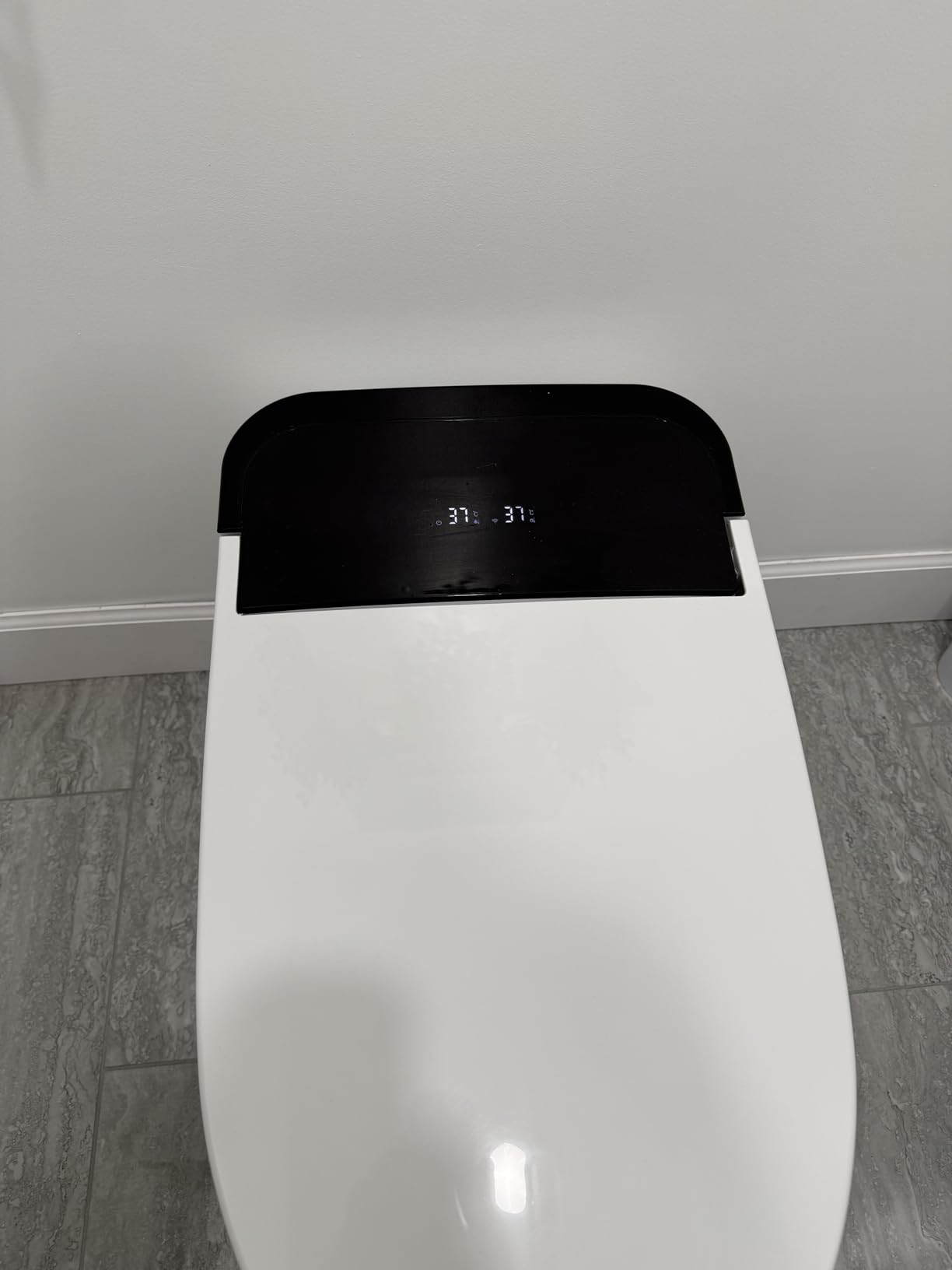 Smart Toilet,One Piece Bidet Toilet for Bathroom with Auto Open & Close Lid and Seat,Warm Water and Dry,Heated Seat,Foot Sensor and Night Light, Auto Flush customer photo 1
