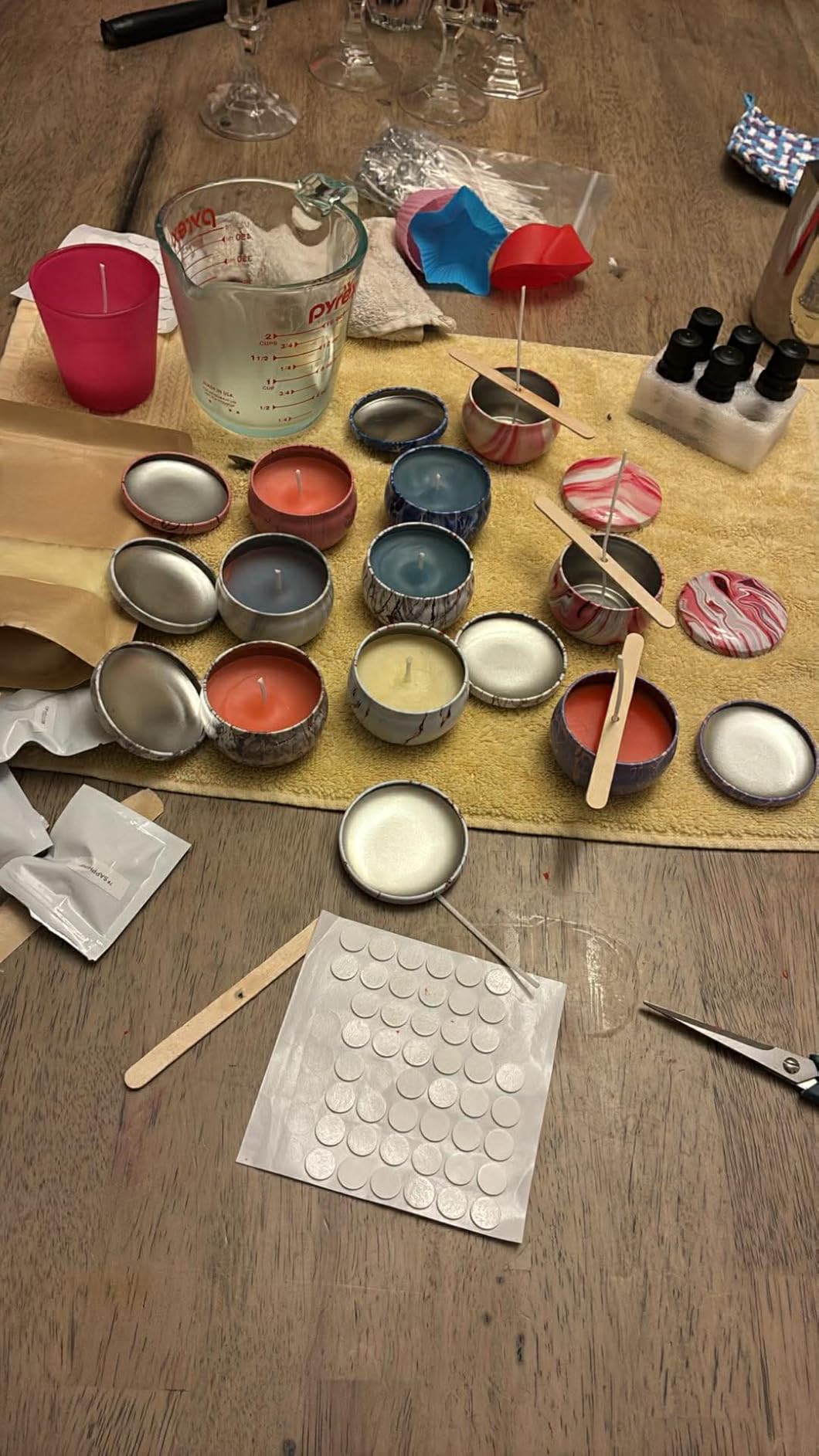 Candle Making Kits for Adults, Candle Making Supplies Accessory for Beginner, DIY Scented Candle with Beeswax, Essential Oil, Wicks, Wax Melting Pot, Moulds, Candle Jars, Dye, Make Your Own Candle customer photo 2