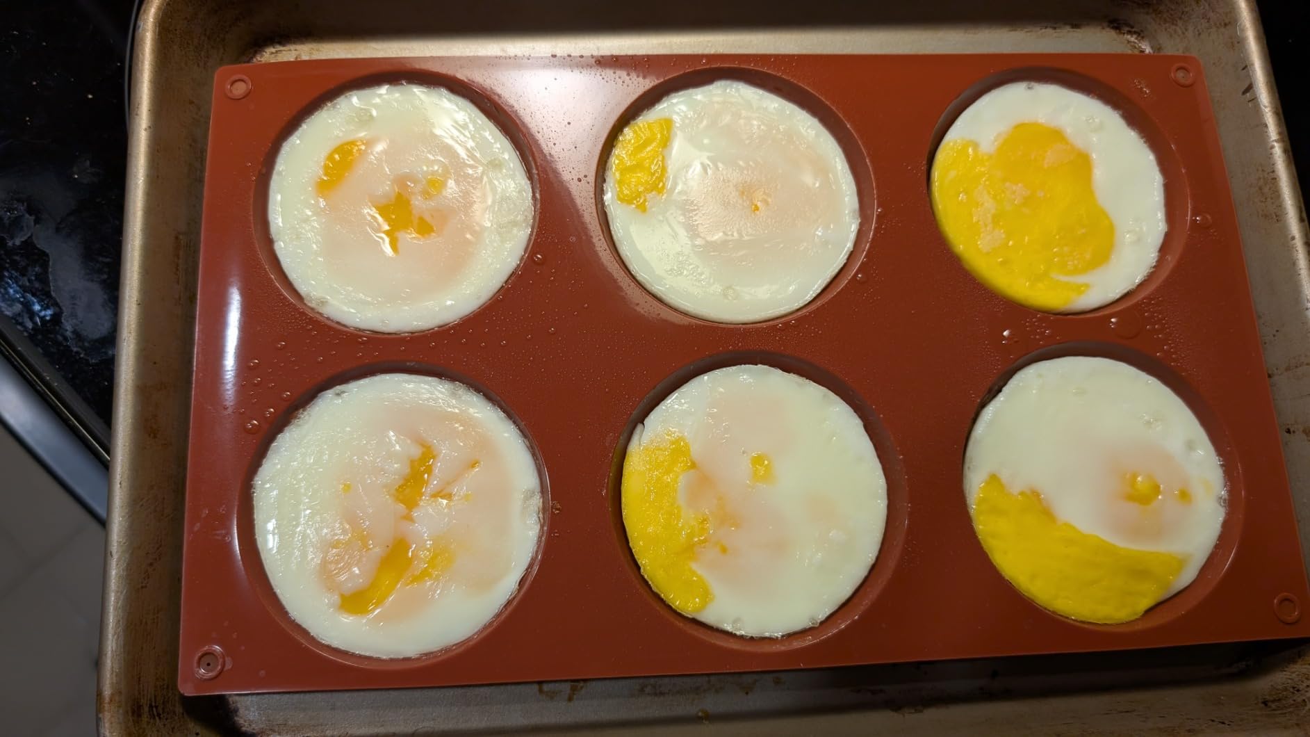 Palksky Silicone Egg Bite Molds, 2Pack 12-Cavity Muffin Pan for Baking, Tarts, Nonstick Cupcake Pan customer photo 1