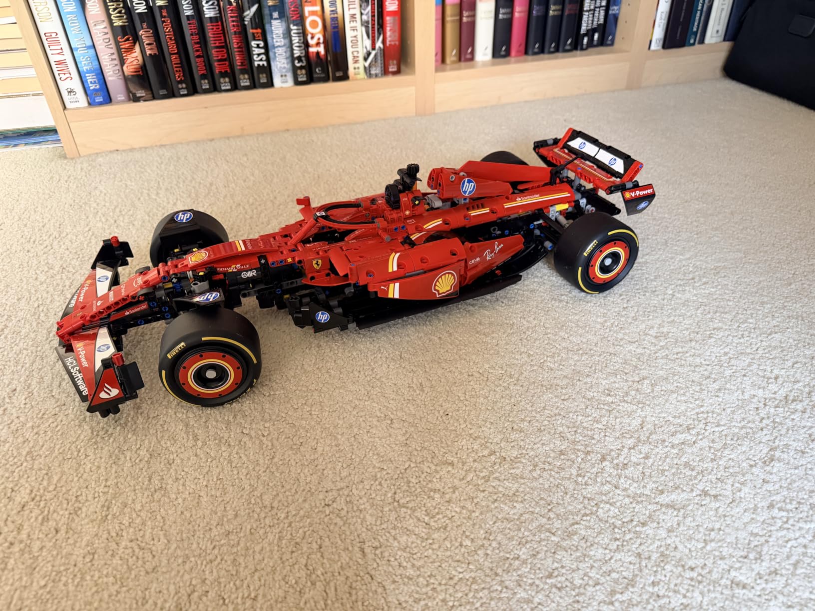 LEGO Technic Ferrari SF-24 F1 Model Car Kit - Building Set for Adults, Ages 18+ with Realistic Features - Ferrari DIY Craft for Display - Gift Idea for F1 Fans - 42207 customer photo 1