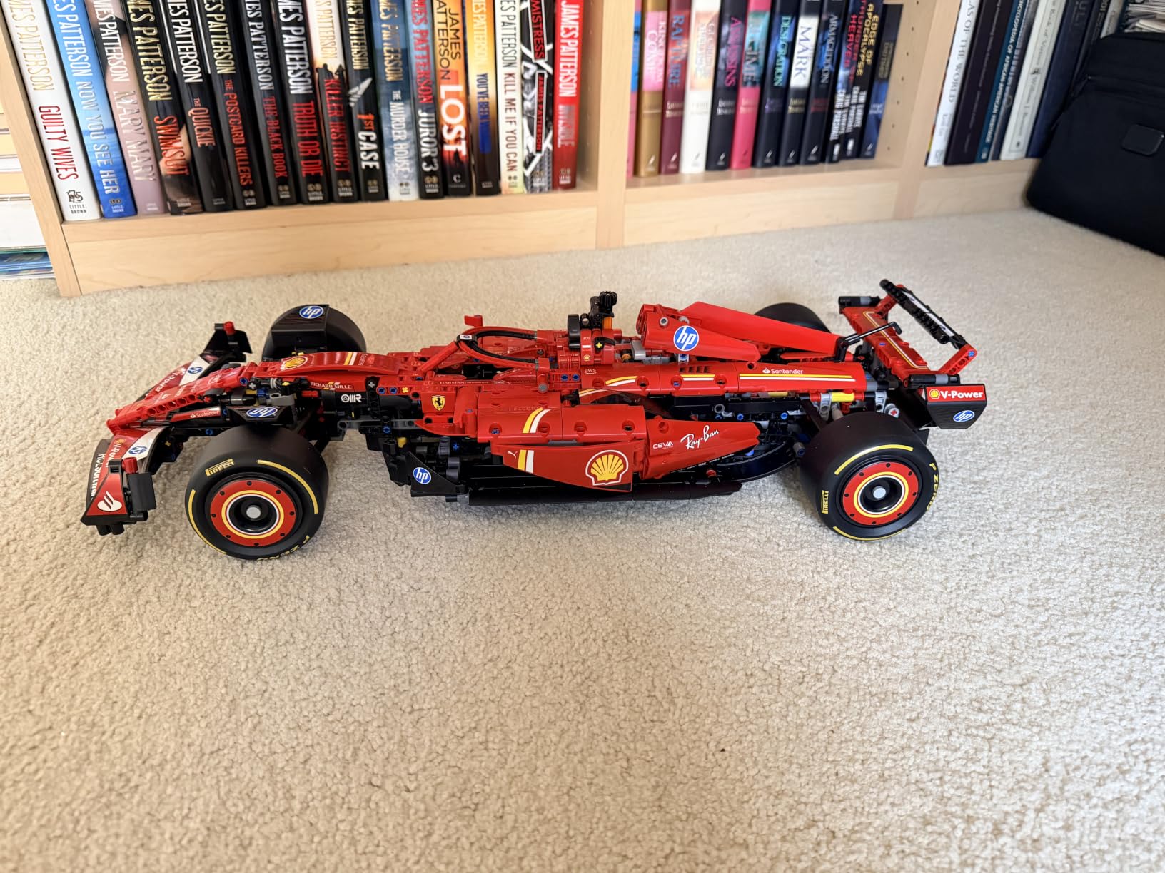 LEGO Technic Ferrari SF-24 F1 Model Car Kit - Building Set for Adults, Ages 18+ with Realistic Features - Ferrari DIY Craft for Display - Gift Idea for F1 Fans - 42207 customer photo 2
