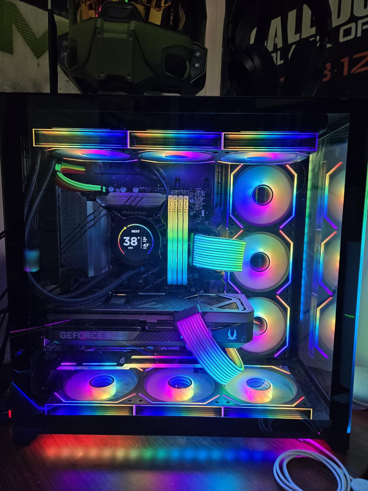ASRock Steel Legend SL-1000G 1000W 80 Plus Gold & Cybenetics Platinum Full Modular Power Supply ATX3.1 & PCIe5.1 Ready with Dual Color 12V-2x6 Cable 10 Years Warranty customer photo 2