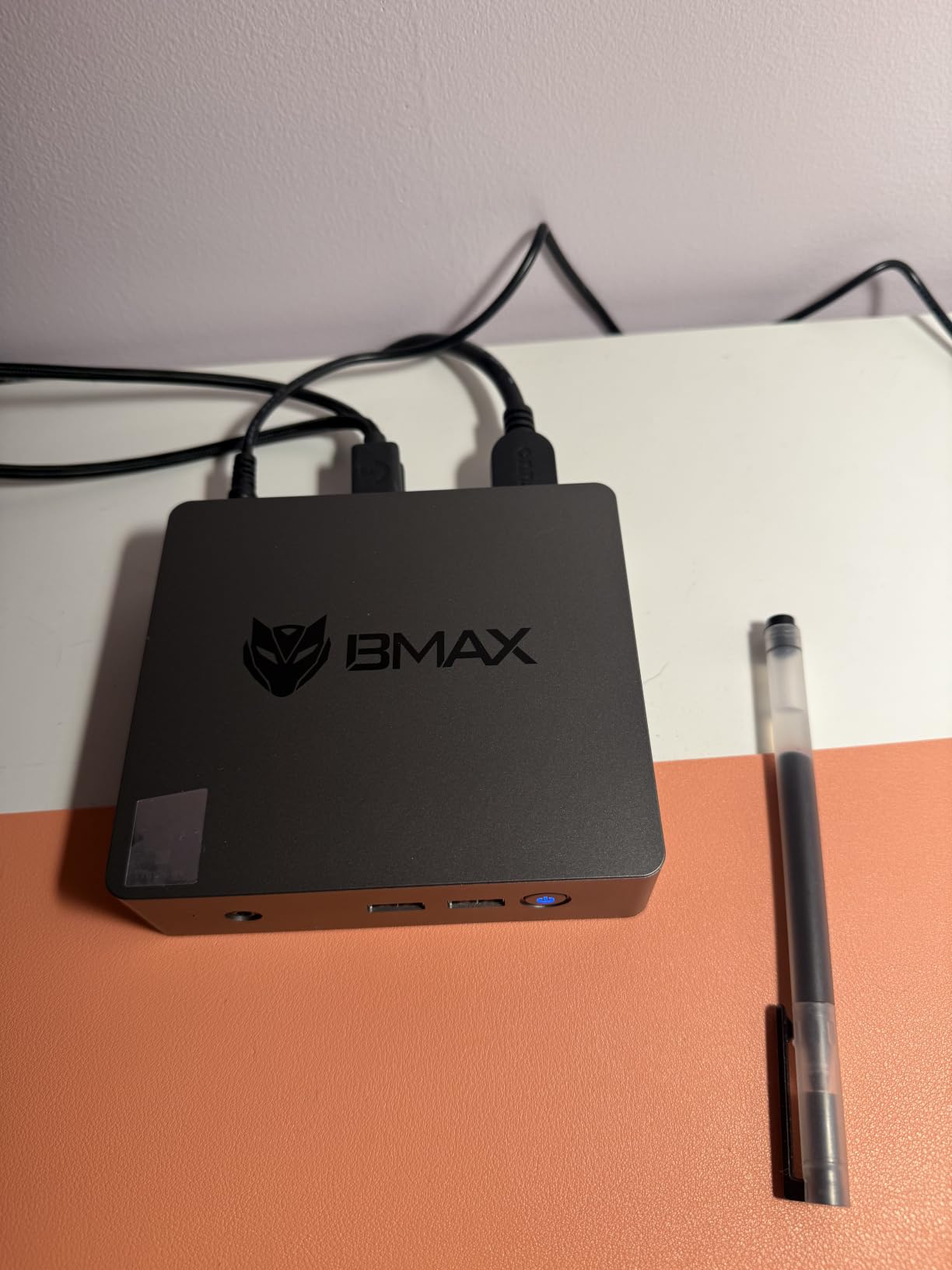 Bmax Mini PC, Intel N4500 Processor Up to 2.8GHz, 8GB RAM 256GB M.2 SSD, Windows 11 Pro Mini Desktop Computer, Dual 4K Display, WiFi 5, VESA Mount, for Office, Home Business & HTPC, B3 Pro customer photo 1