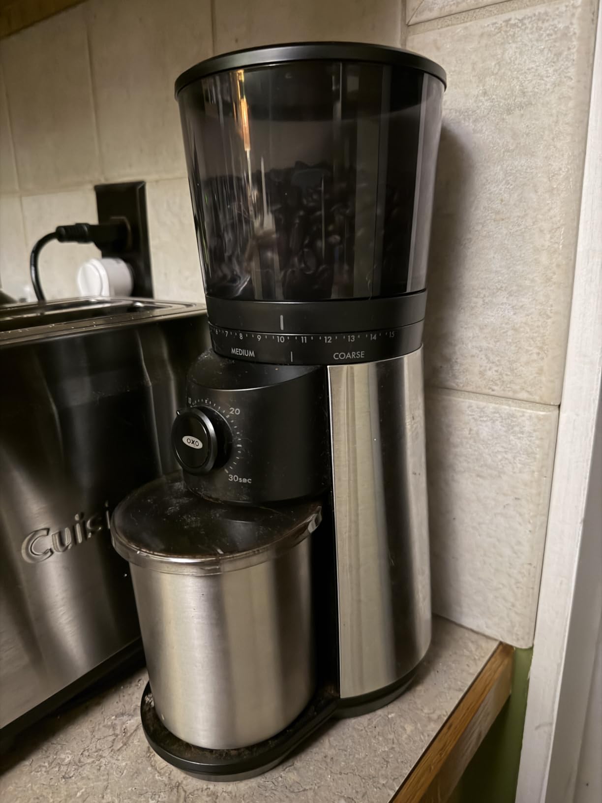OXO Brew Compact Conical Burr Electric Coffee Bean Grinder - 50g Capacity customer photo 2