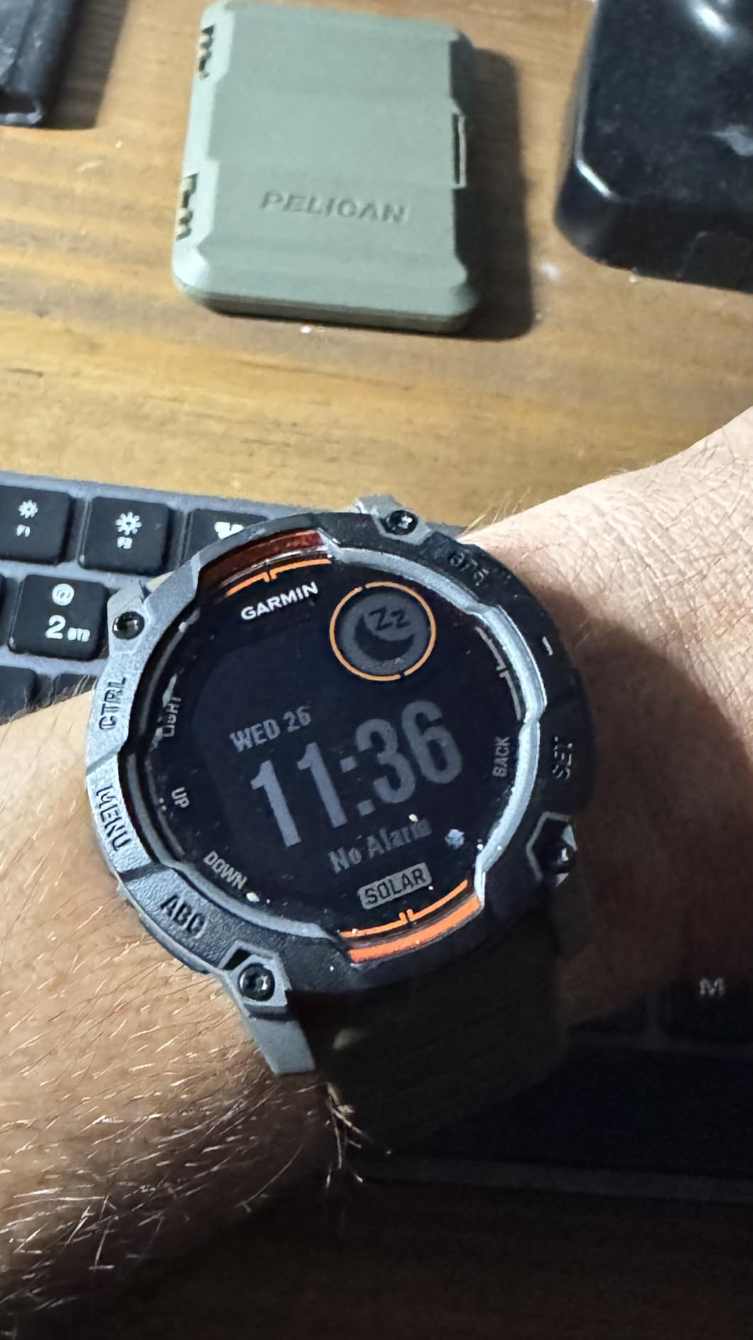 Garmin Instinct® 3 Solar, Rugged GPS Smartwatch, 50mm, Charcoal customer photo 1