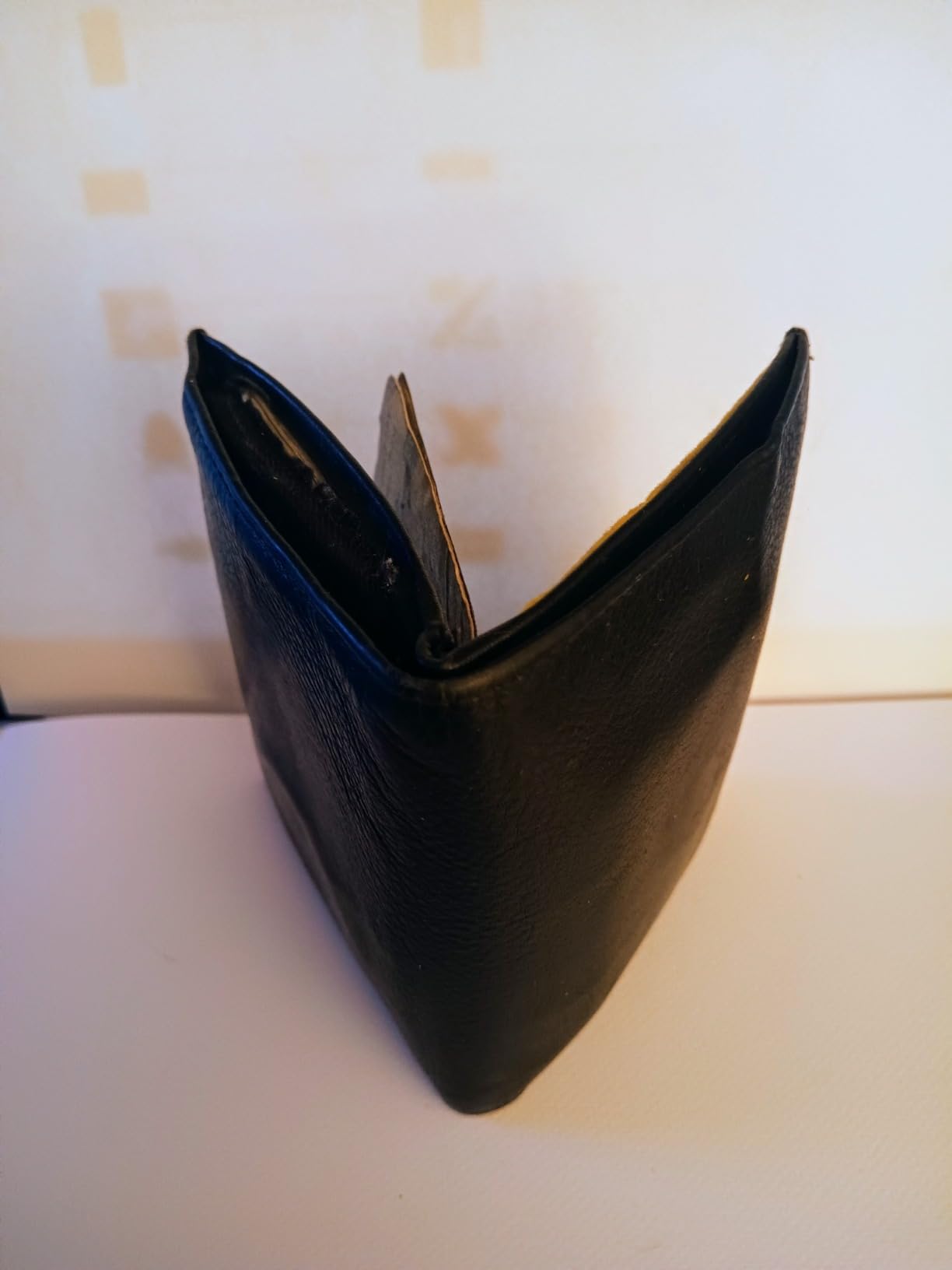 Antique Saddle RFID Genuine Leather Passport Wallet customer photo 2