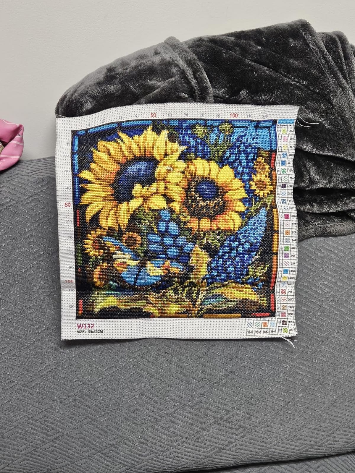 Tiwabb Book Flower Stamped Cross Stitch Kits for Adults Beginners customer photo 2