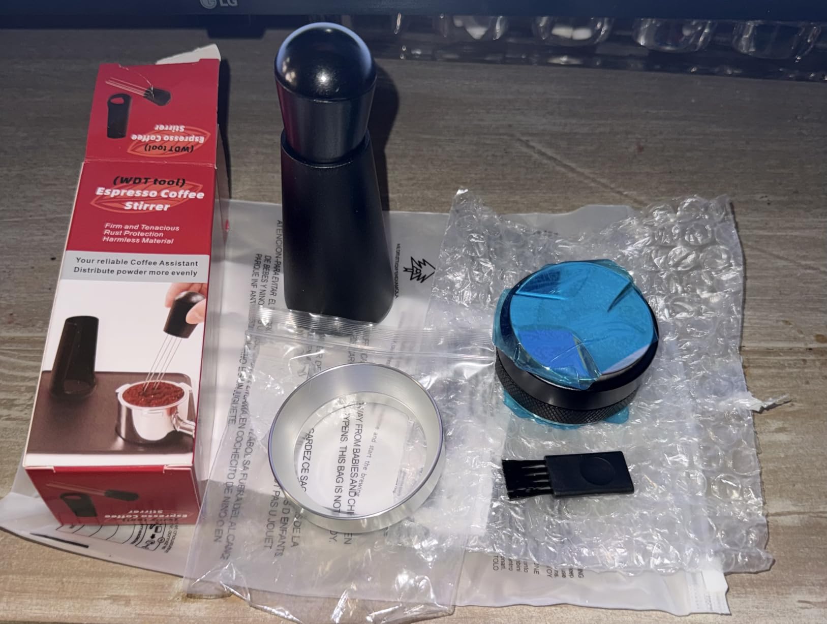 Reoszeank 51mm Espresso Accessories Kit, Distributor, Tamper, WDT, Funnel customer photo 1