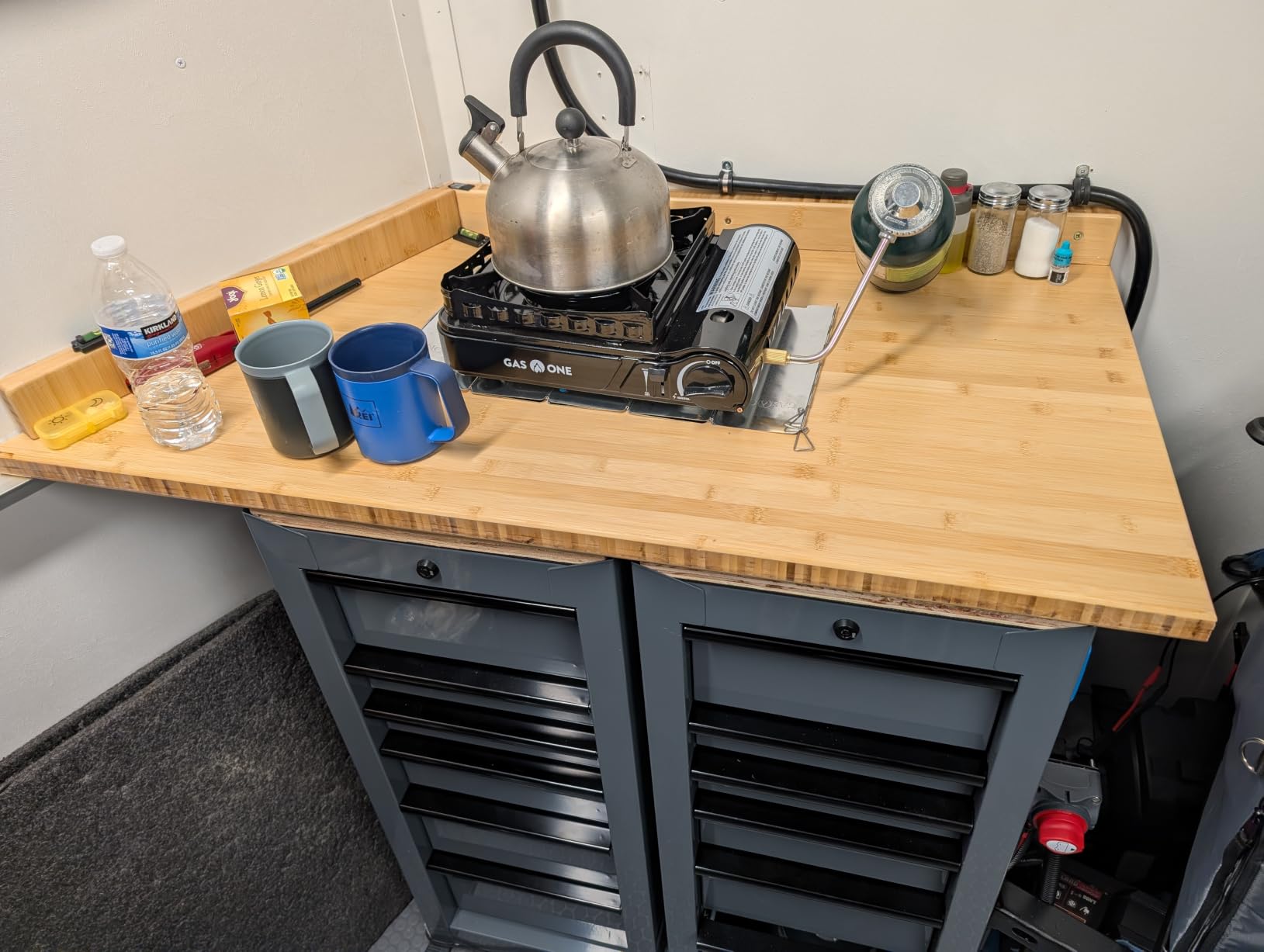 Finished Bamboo Butcher Block Countertop, 30 x 25 x 1.2 Inch customer photo 1