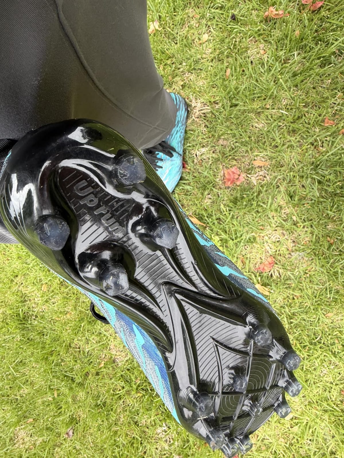 Soccer Cleats for Mens Womens High Tops Lace Up Unisex Football Shoes Indoor Turf Soccer Shoe customer photo 2