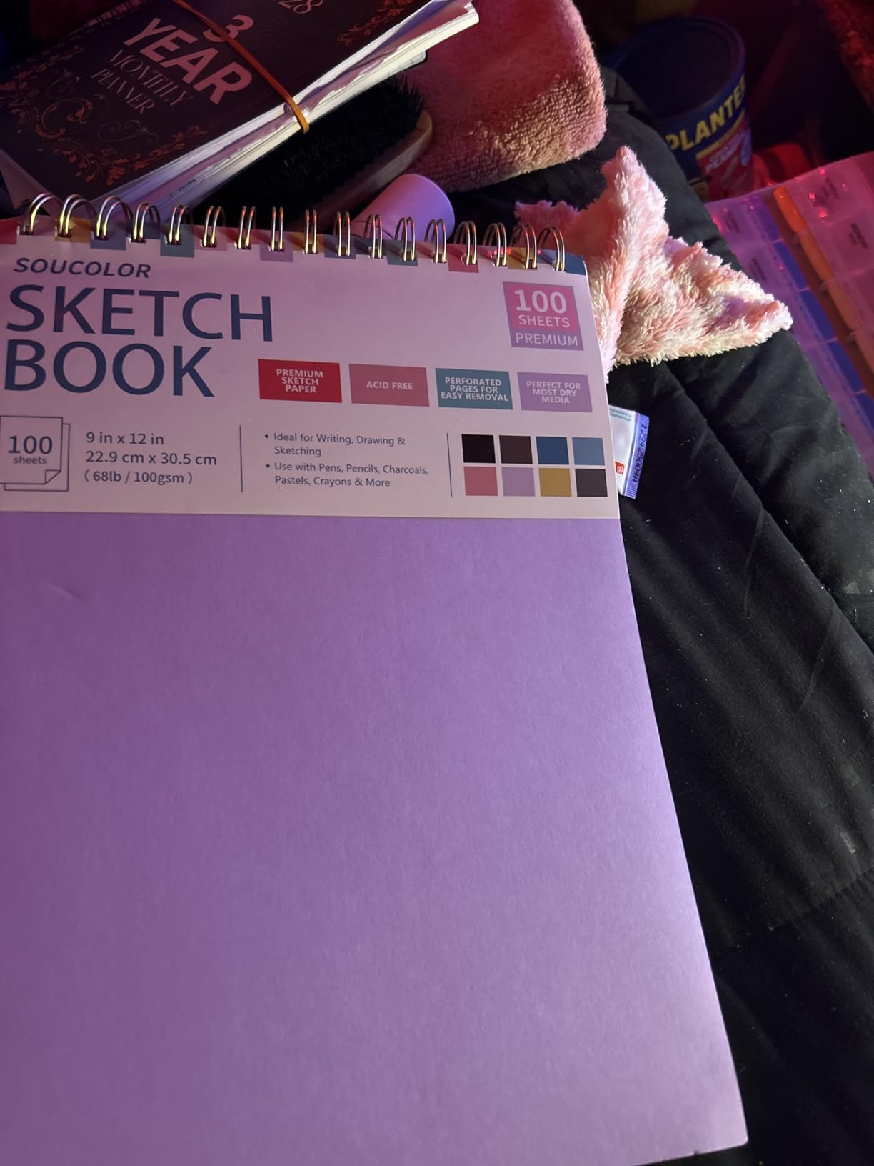 Soucolor Watercolor Paper Pad 9x12 140lb Cold Press 40 Sheets Art Supplies customer photo 1