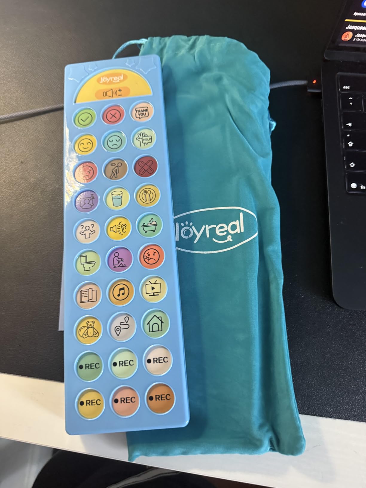AAC Device for Autism, Joyreal Non Verbal Communication Tools for Speech Therapy & Stroke Rehab. Autism Talking Aids with 6 Programmable Buttons & Adjustable Volume, Autism Toys for Kids and Adults customer photo 1