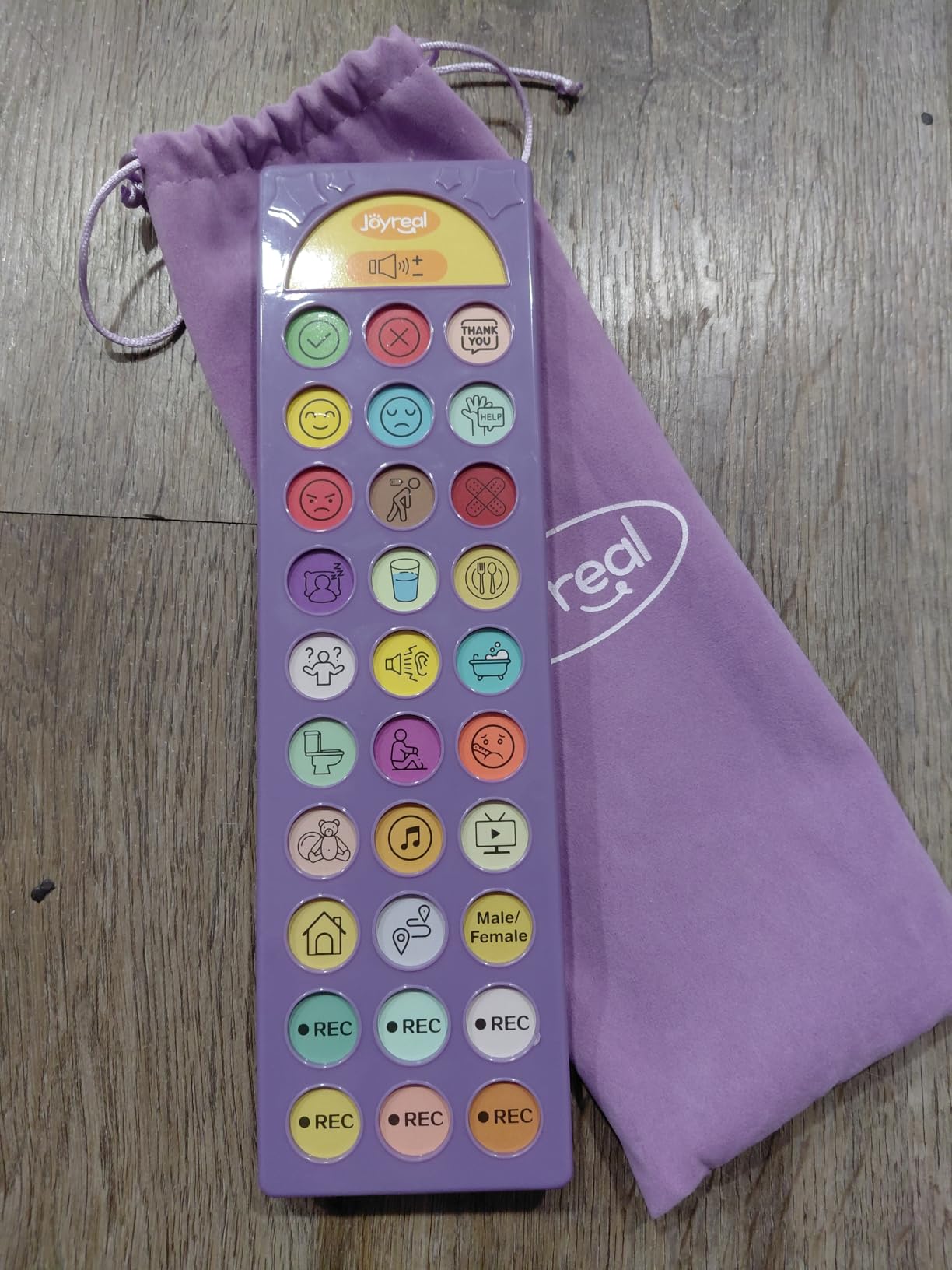 AAC Device for Autism, Joyreal Non Verbal Communication Tools for Speech Therapy & Stroke Rehab. Autism Talking Aids with 6 Programmable Buttons & Adjustable Volume, Autism Toys for Kids and Adults customer photo 2