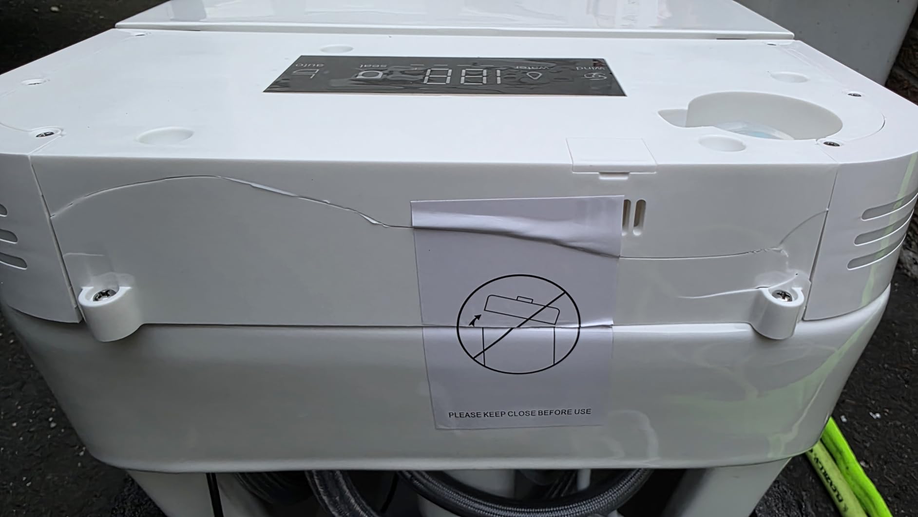 Smart Toilet with Bidet Built In, Auto Open Close, Foam Shield TC02 customer photo 2