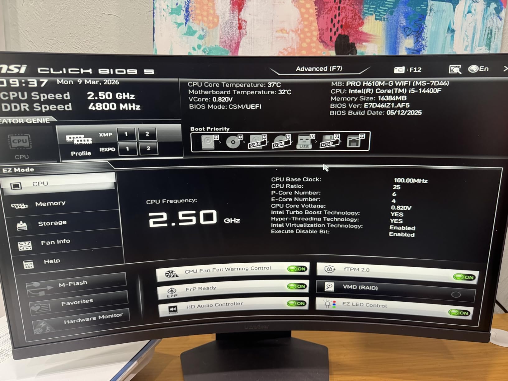 msi Codex R2 Gaming Desktop, Intel i5-14400F, RTX 5060, 16GB DDR5, 1TB SSD customer photo 2