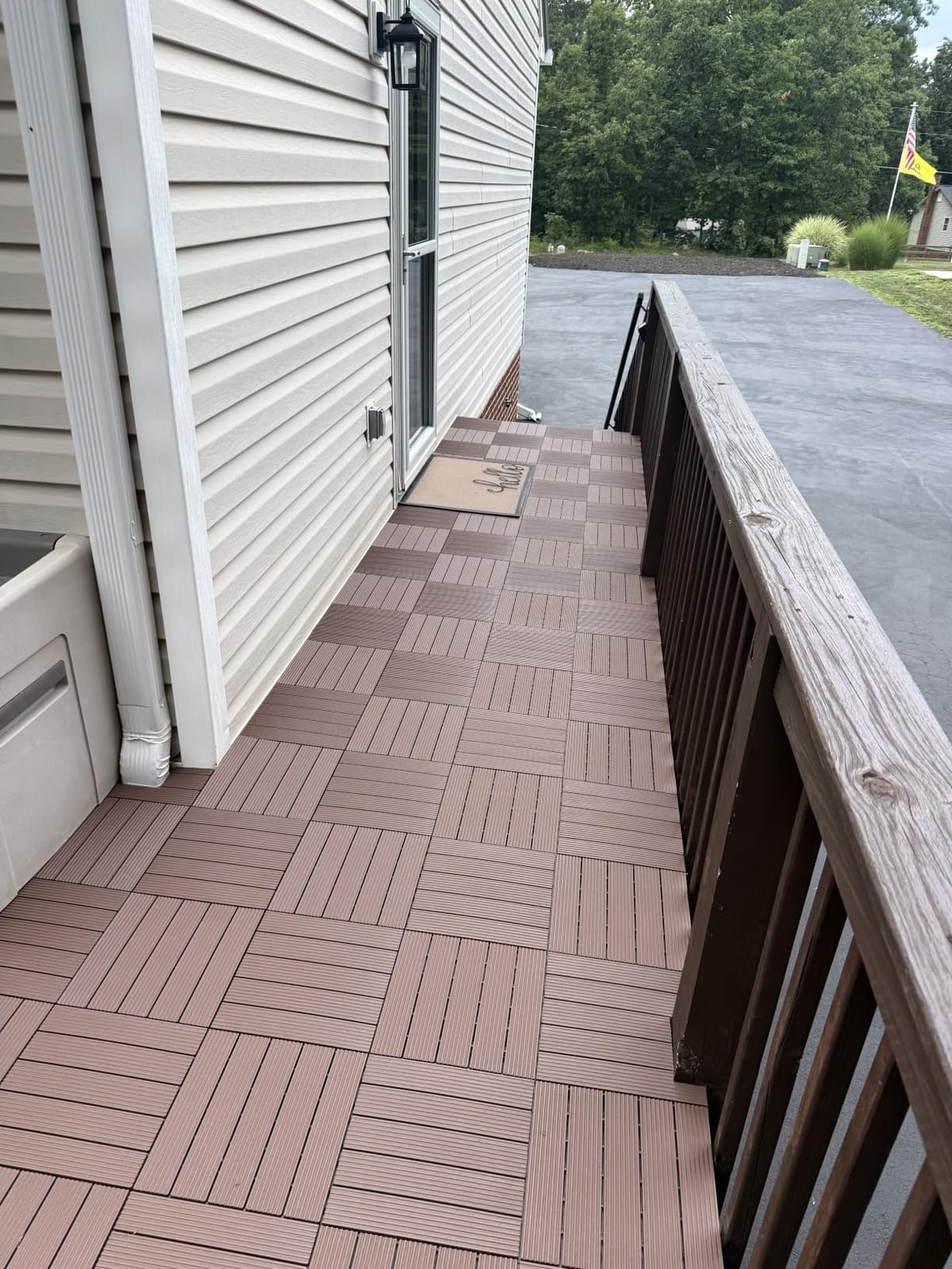PrimeZone 54 PCS Plastic Interlocking Patio Deck Tiles Outdoor All Weather customer photo 2