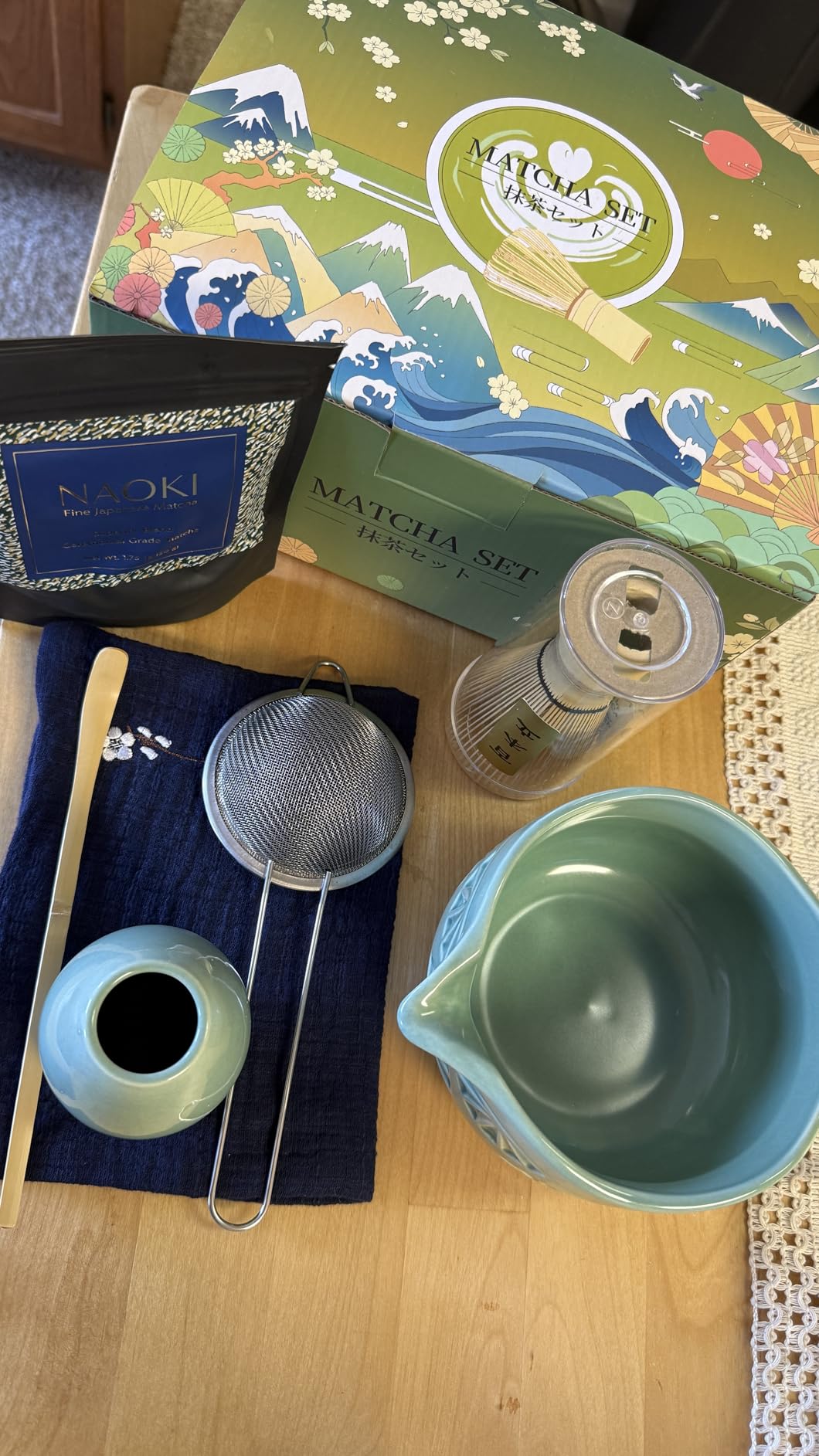 Matcha Whisk Set, Matcha Set Includes Bamboo Whisk, Ceramic Bowl customer photo 1