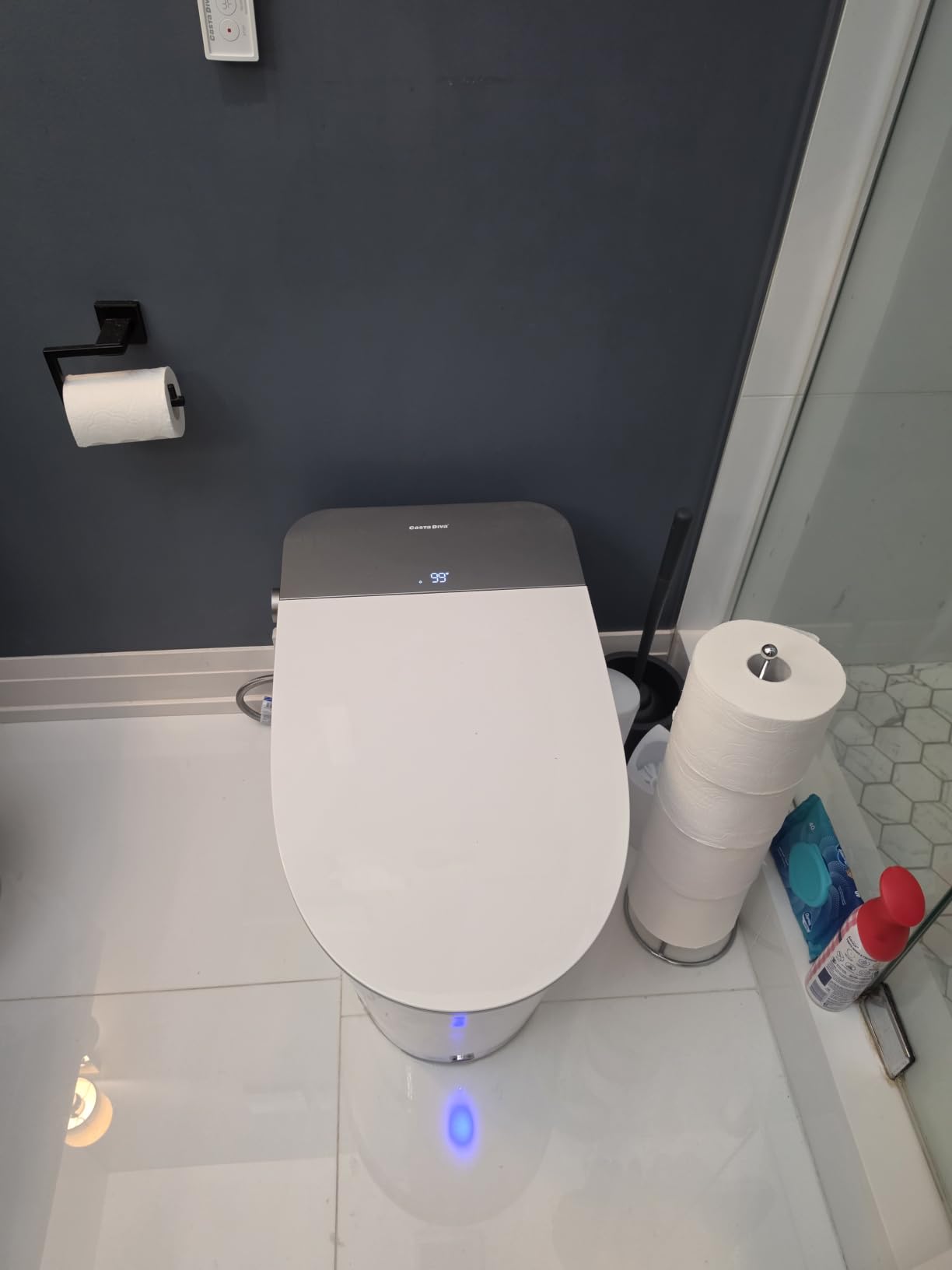 Casta Diva Smart Toilet With Bidet Built in Auto Open 1000g MaP Flush K030 customer photo 1