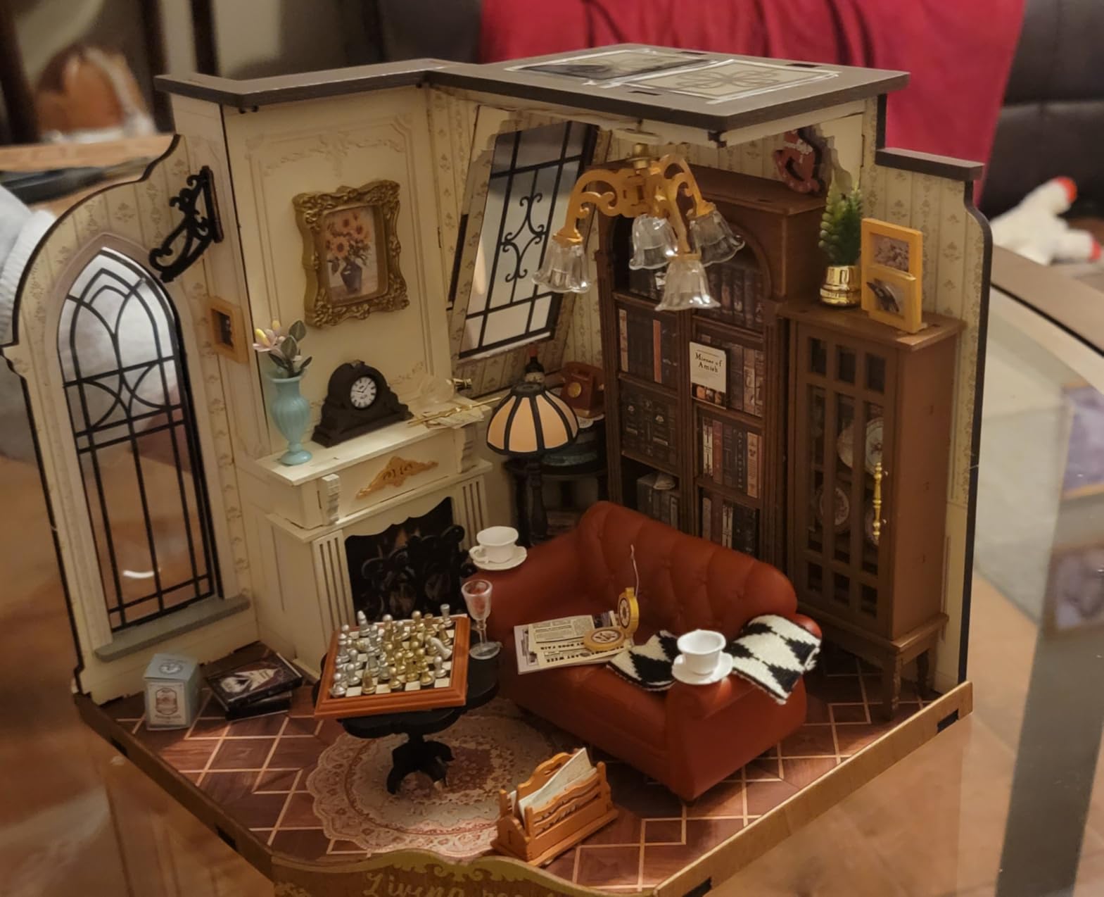 Rolife Living Room DIY Miniature House Kit with LED Light customer photo 2