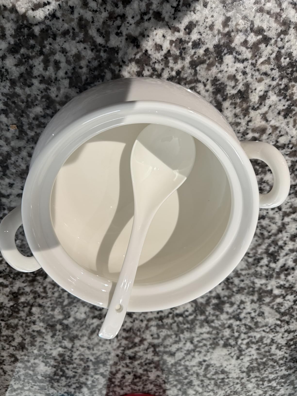 Ceramic Serving Bowls Soup Tureen, White French Serving Tureen customer photo 1