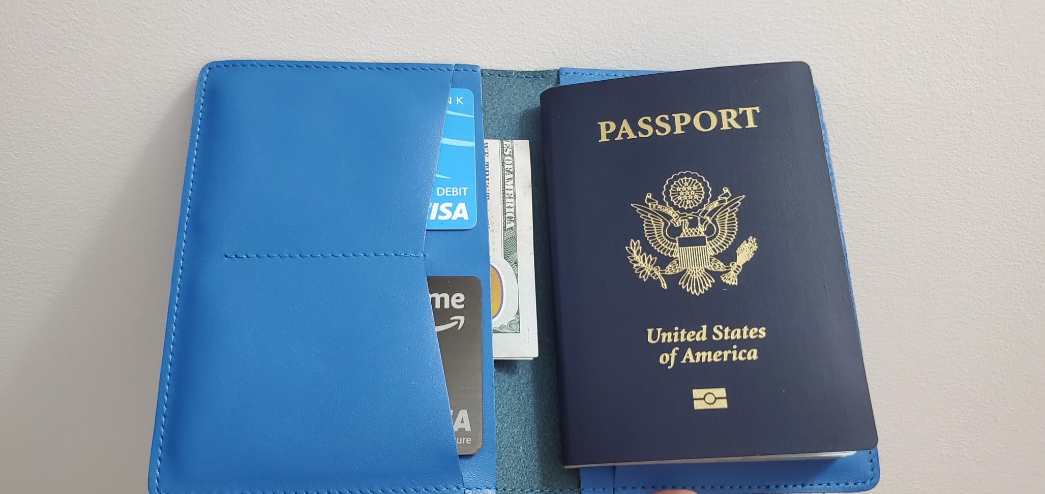 Full Grain Leather Passport Holder Cover for Men and Women Travel, Passport Wallet with AirTag Slot, Travel Must Haves Essentials Genuine Leather Passport Covers Gifts customer photo 2