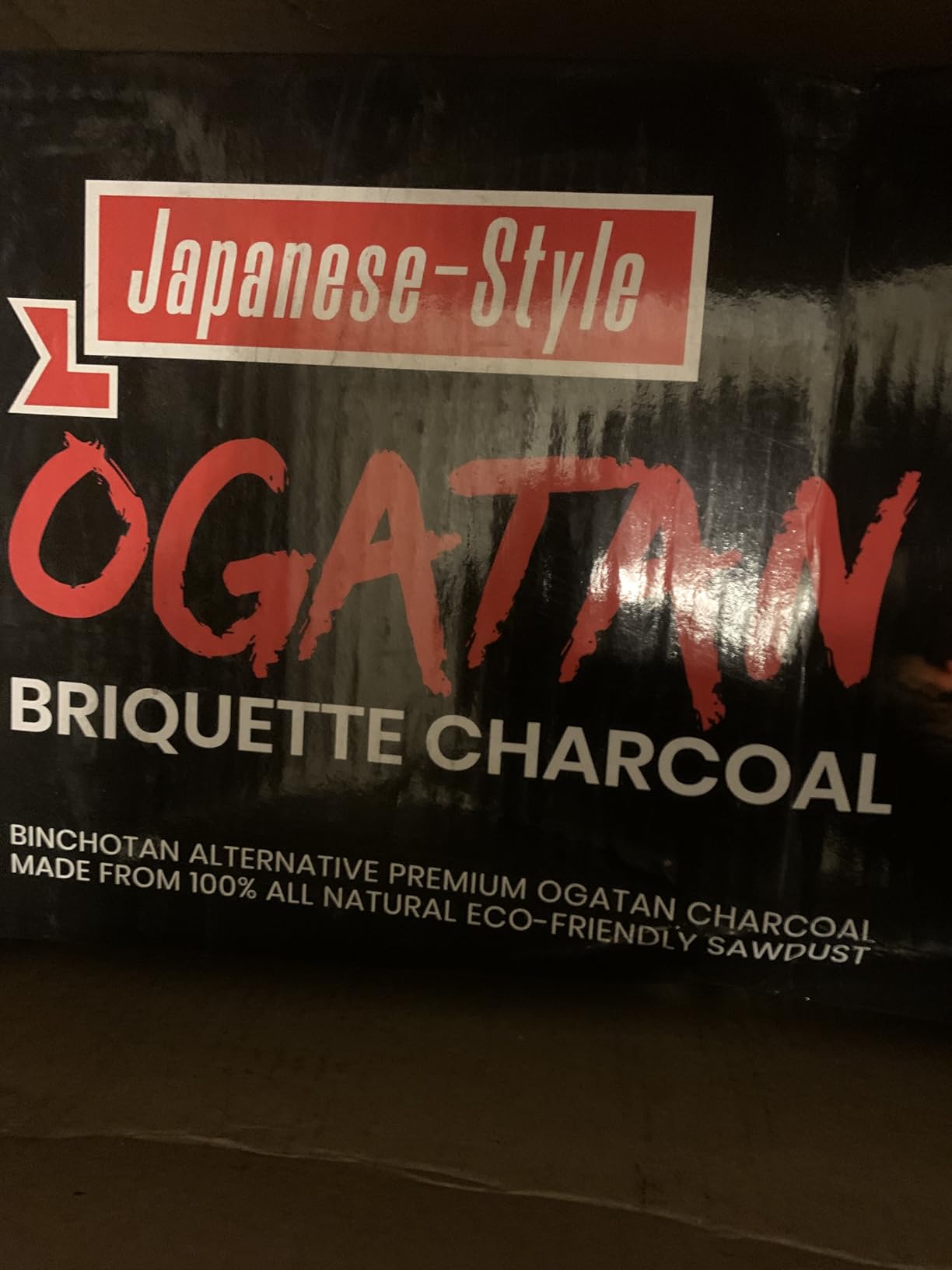 Ogatan Briquette Charcoal 22 lbs. Japanese Binchotan Style customer photo 1