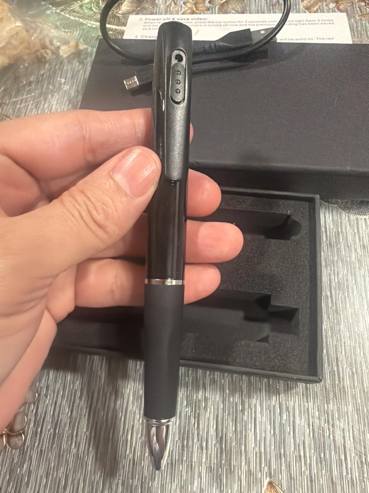 Mini Spy Camera Pen 1080P Full HD Video Recorder with 64GB Card, USB Charging, Security Surveillance Camera customer photo 2
