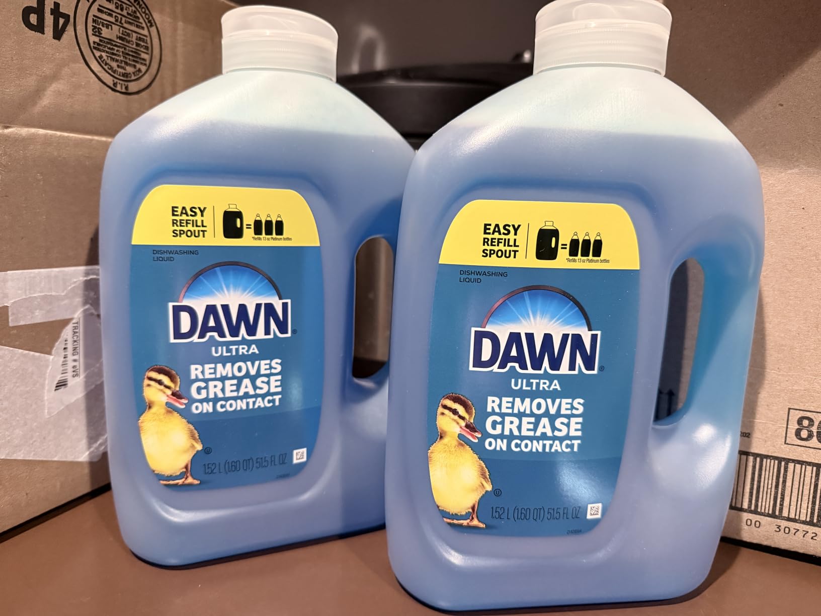 Dawn Ultra Dish Soap Refill Jug, Large Size Original Blue Liquid Dishwashing Detergent, Powerful Dish Soap for Grease, 51.5 oz customer photo 1