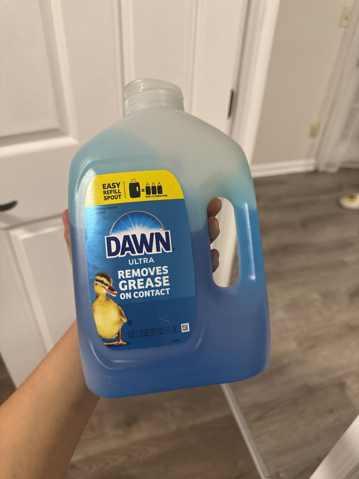Dawn Ultra Dish Soap Refill Jug, Large Size Original Blue Liquid Dishwashing Detergent, Powerful Dish Soap for Grease, 51.5 oz customer photo 2
