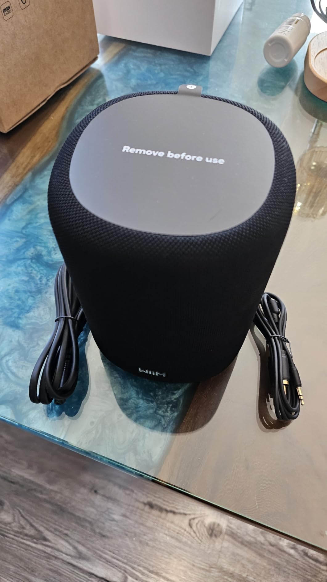 WiiM Sound Lite Smart Speaker, Multi-Room Wireless Speaker, Black customer photo 2