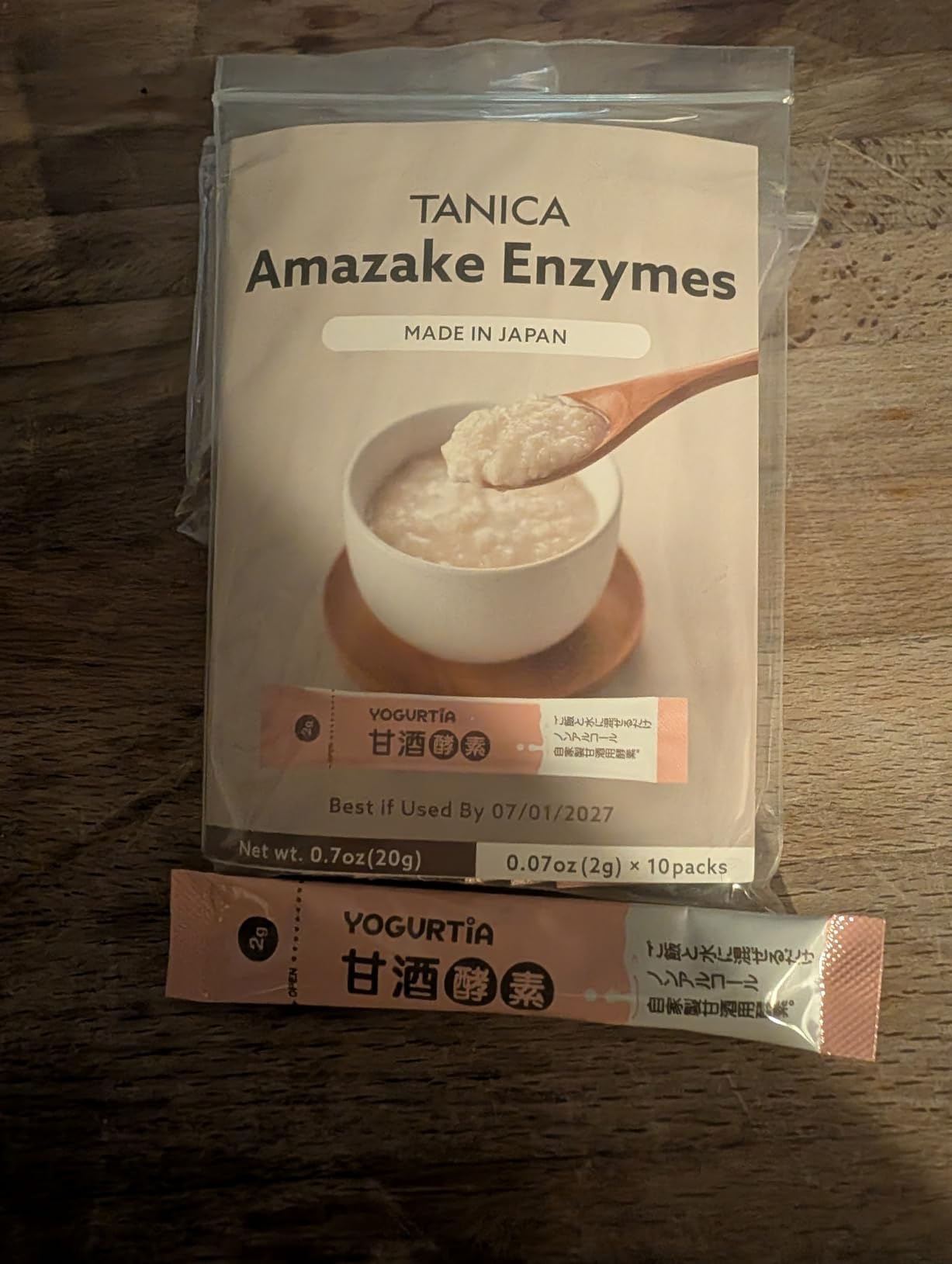 TANICA Amazake Starter - Japanese Koji Fermentation Powder for Making Sweet Rice Drink at Home | No Added Sugar, Non-Alcoholic, Gluten-Free, Vegan | Probiotic Gut Health & Natural Sweetener | 2g x 30 Packets (Made in Japan) customer photo 2