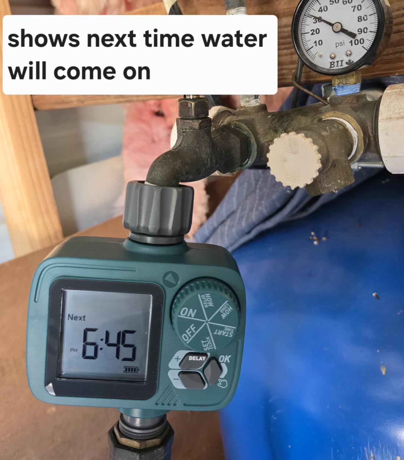 Sprinkler Timer, Programmable Hose Timer with Automatic Watering System customer photo 1
