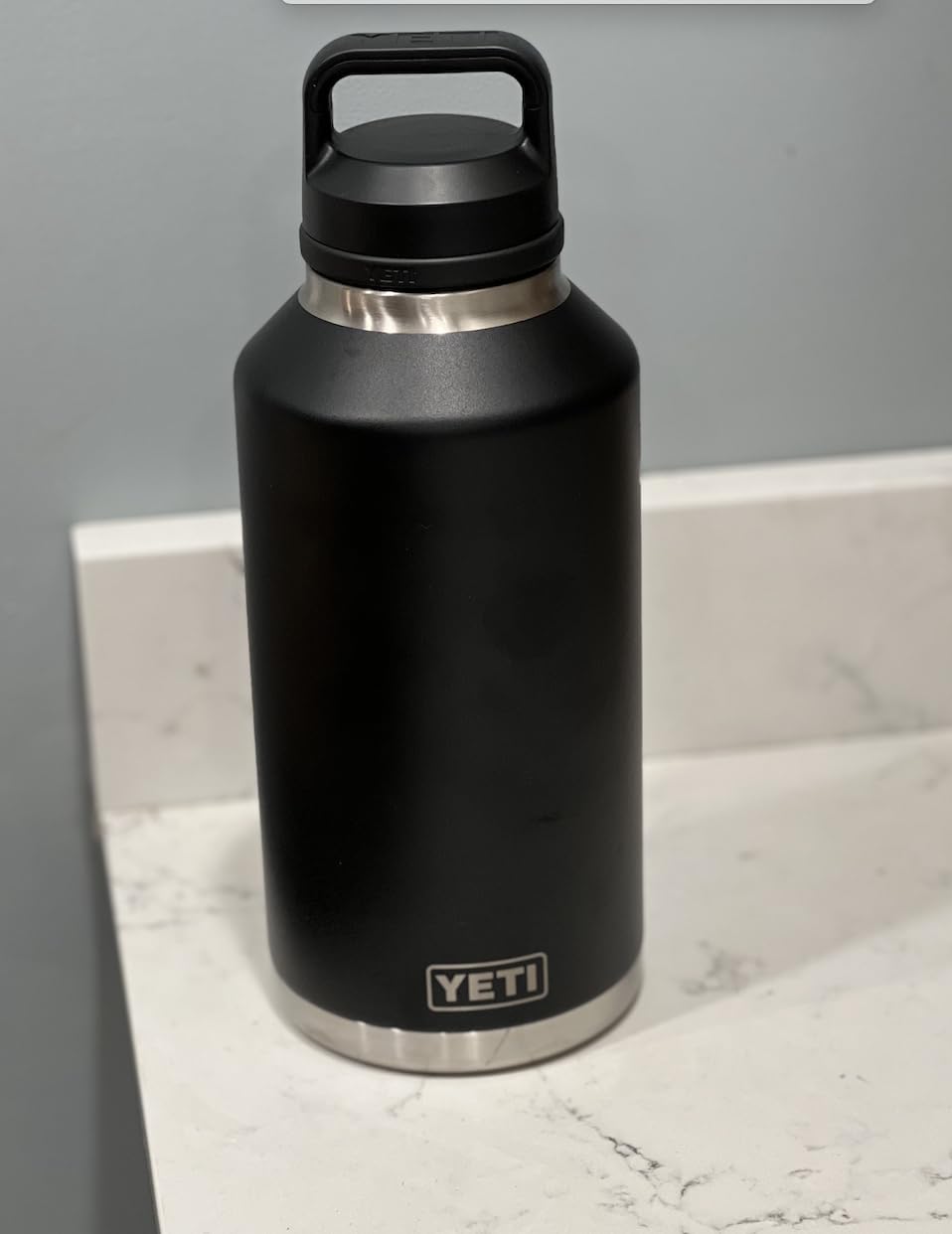 YETI Rambler 64 oz Bottle with Chug Cap, Cape Taupe customer photo 2