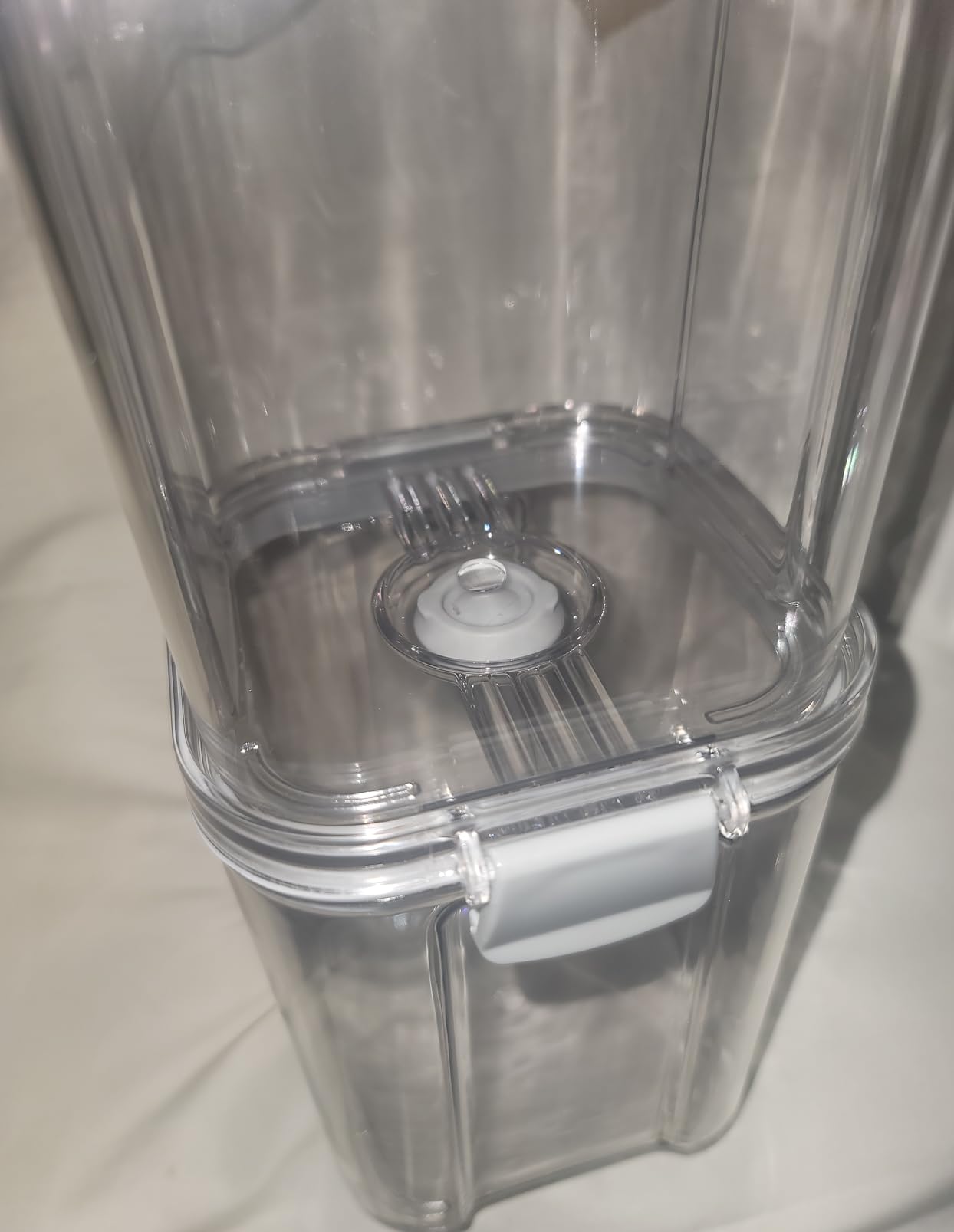 3-Piece Vacuum Seal Food Storage Containers with Pump, Airtight Clear Plastic Canister Set, Stackable Pantry Organizer (1.9 QT, 0.95 QT*2) customer photo 2