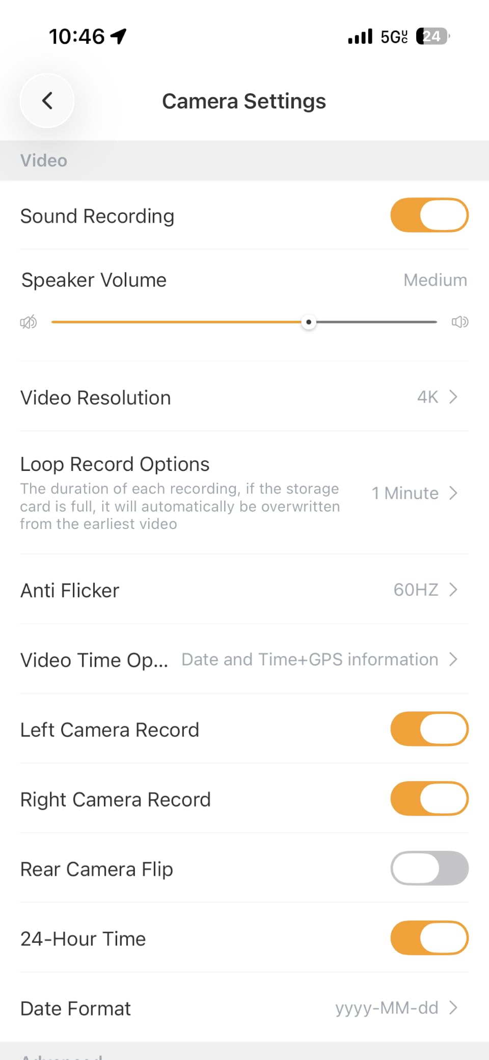 Icesky 4K Dash Cam Front and Rear Left Right with GPS, 20MB/s WiFi 6 customer photo 2